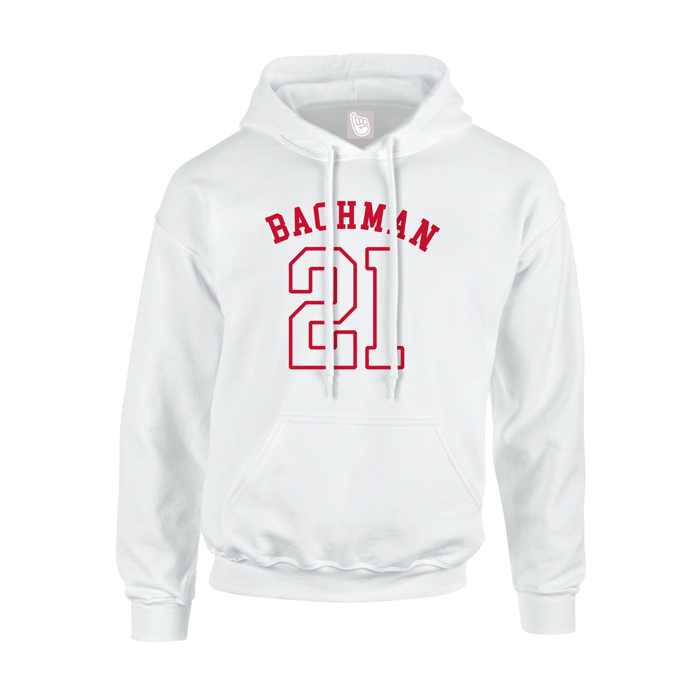 Hoodie — Shirsey Arch in White