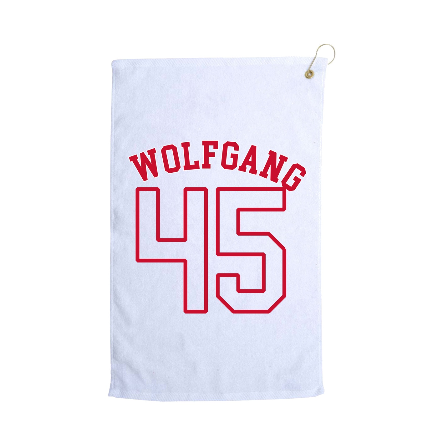 Golf Towel — Shirsey Arch in White