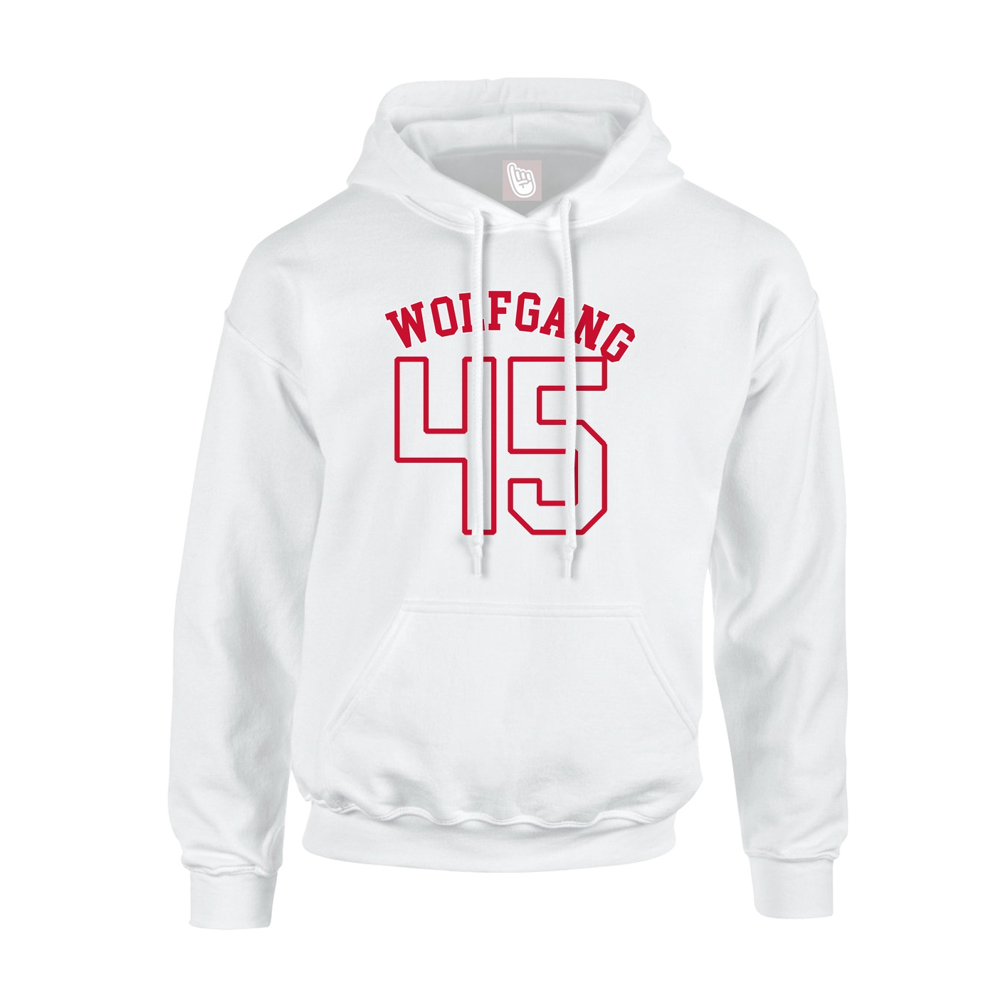 Youth Hoodie — Shirsey Arch in White