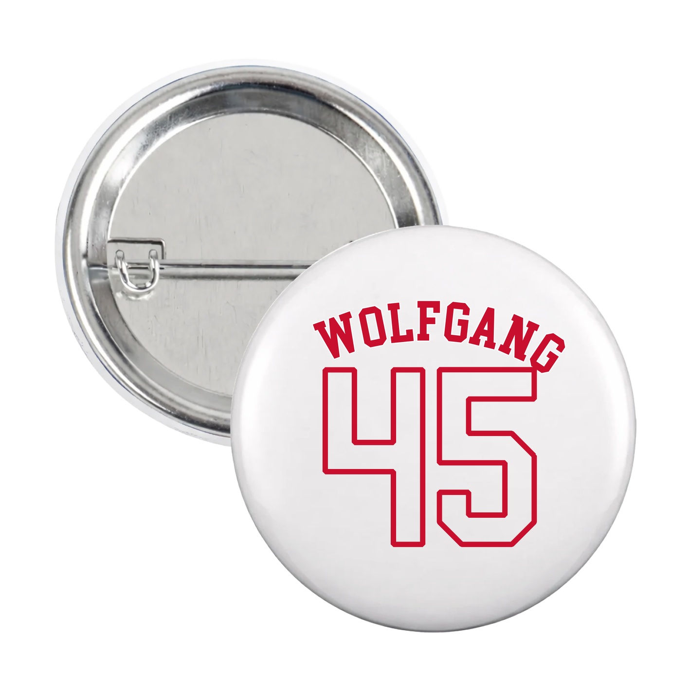 Game Day Button — Shirsey Arch in White