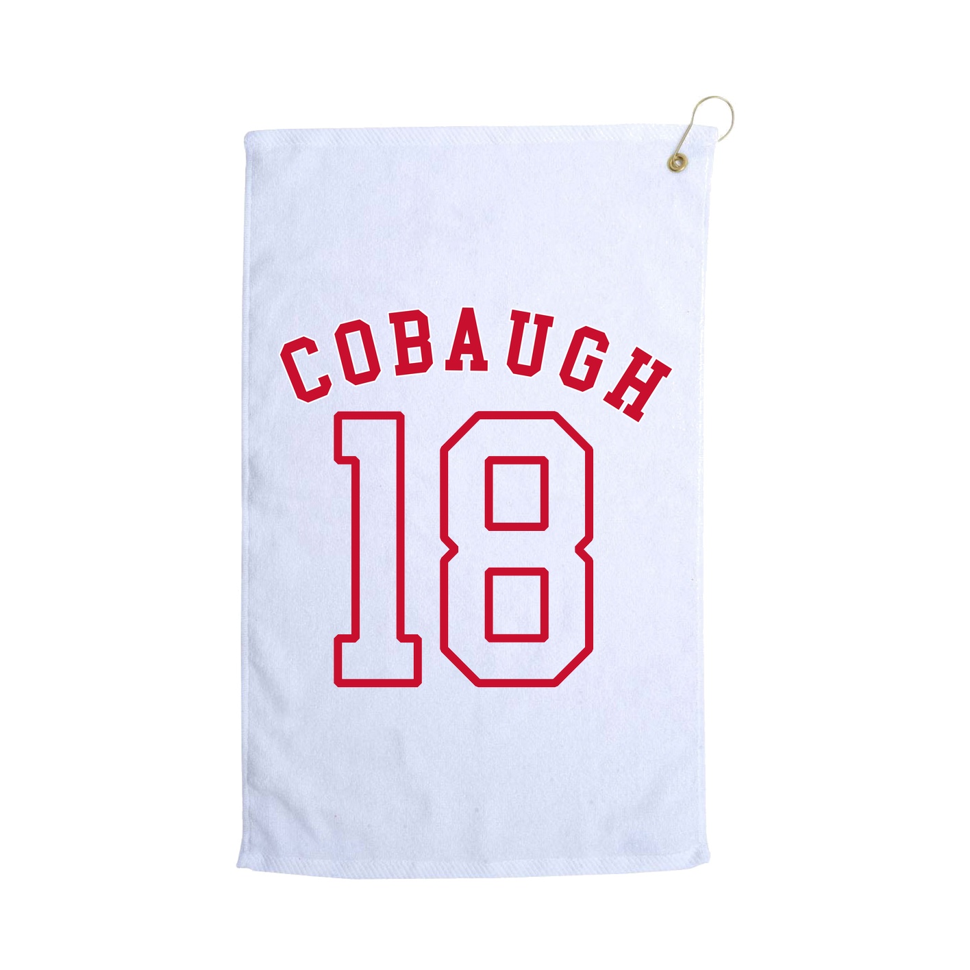 Golf Towel — Shirsey Arch in White