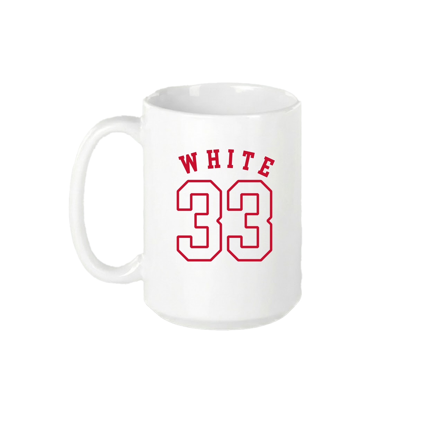 15oz Coffee Mug — Shirsey Arch in White