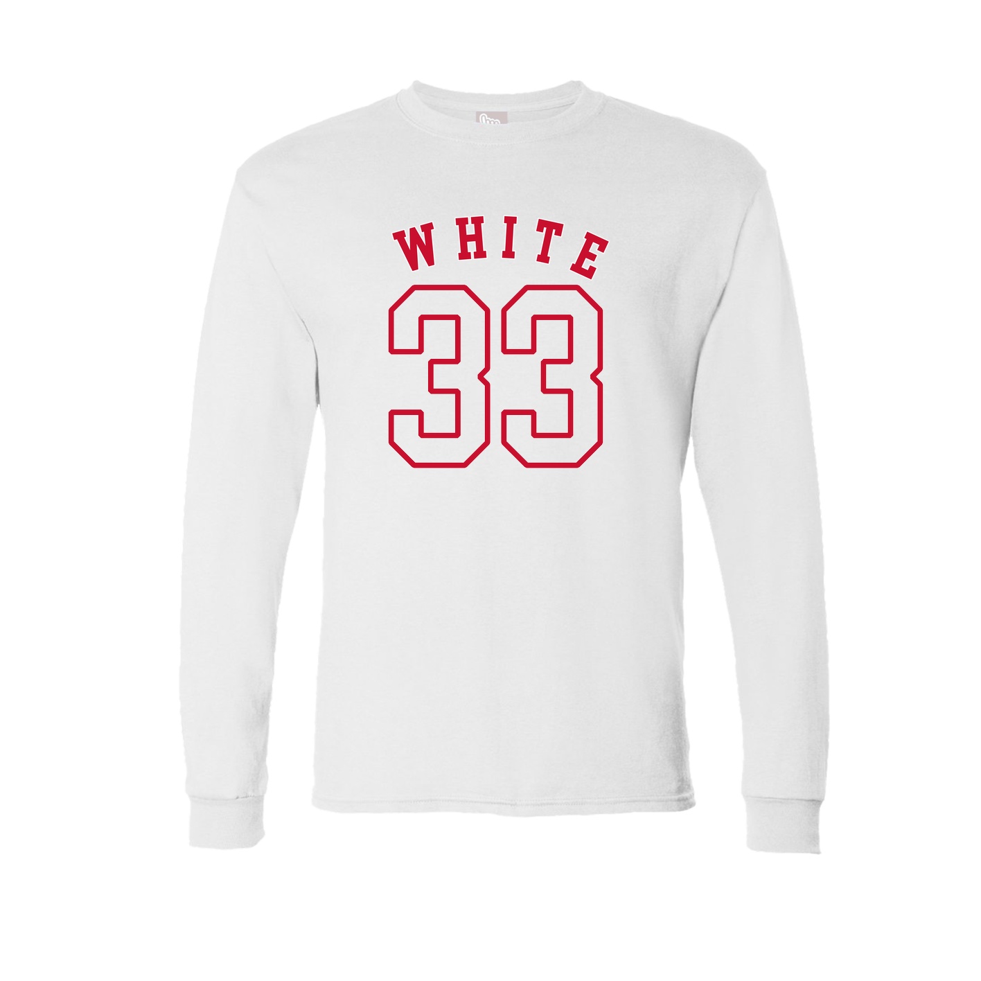 Long Sleeve Tee — Shirsey Arch in White