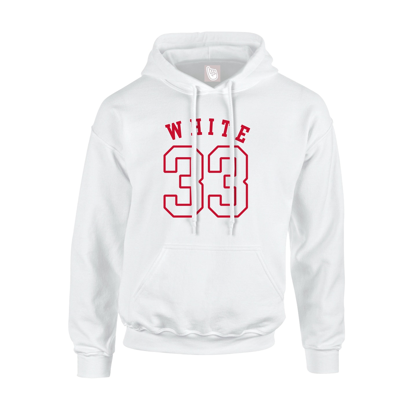 Hoodie — Shirsey Arch in White
