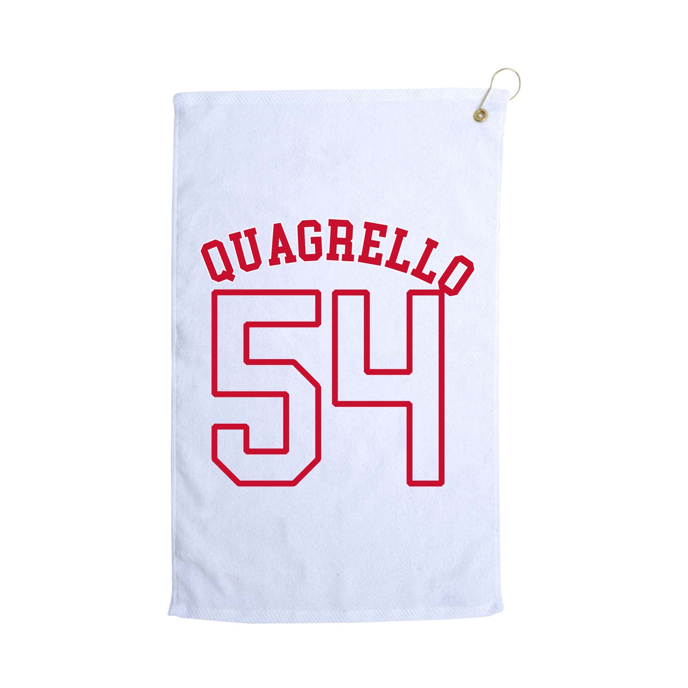 Golf Towel — Shirsey Arch in White