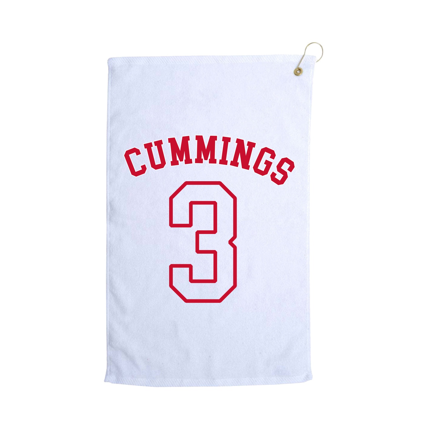 Golf Towel — Shirsey Arch in White