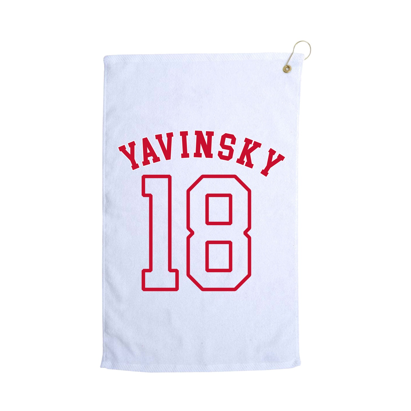 Golf Towel — Shirsey Arch in White