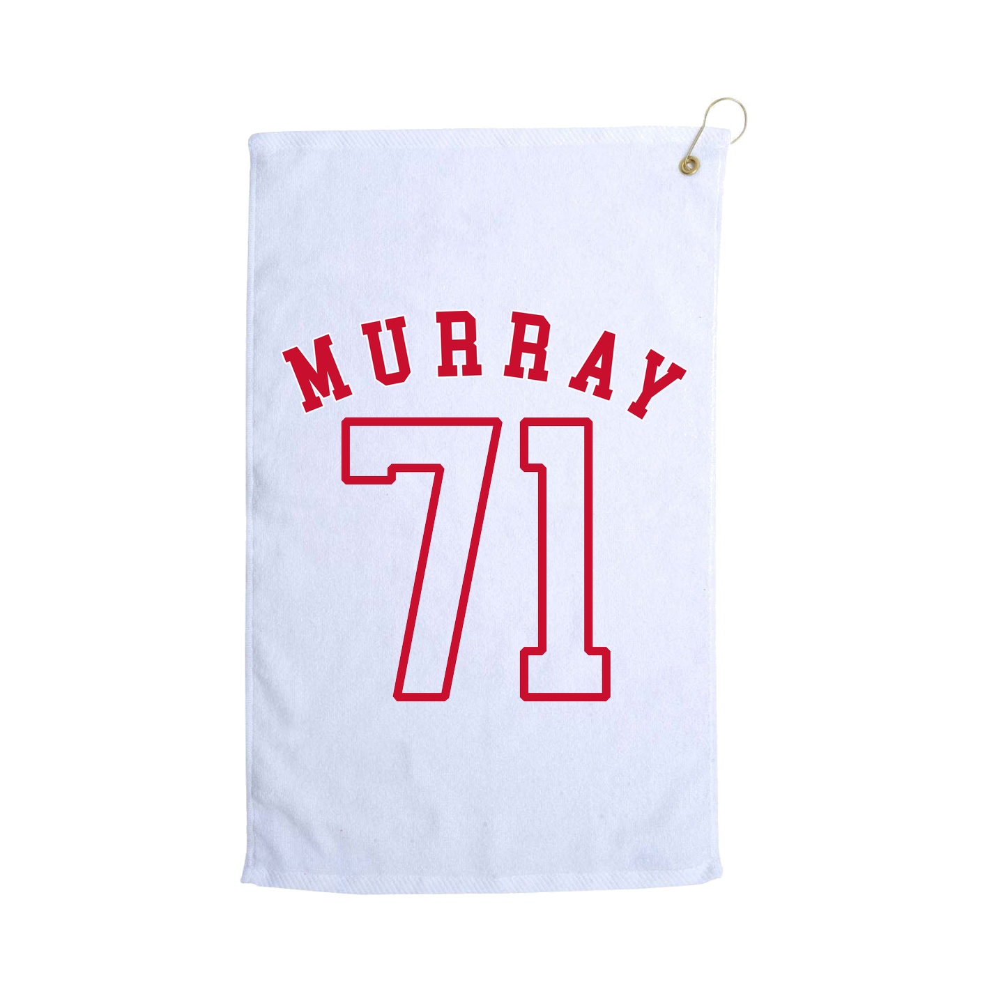 Golf Towel — Shirsey Arch in White