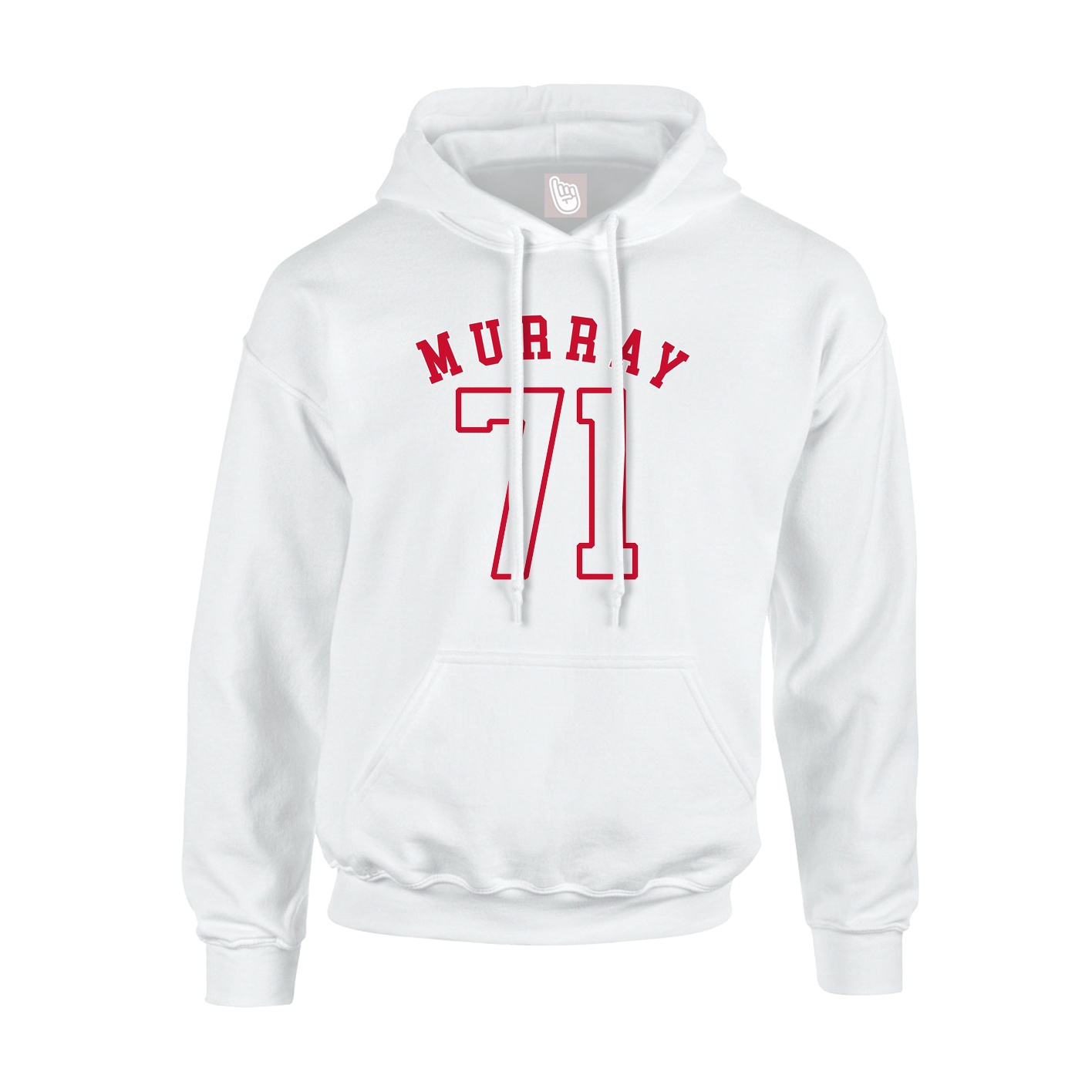 Hoodie — Shirsey Arch in White