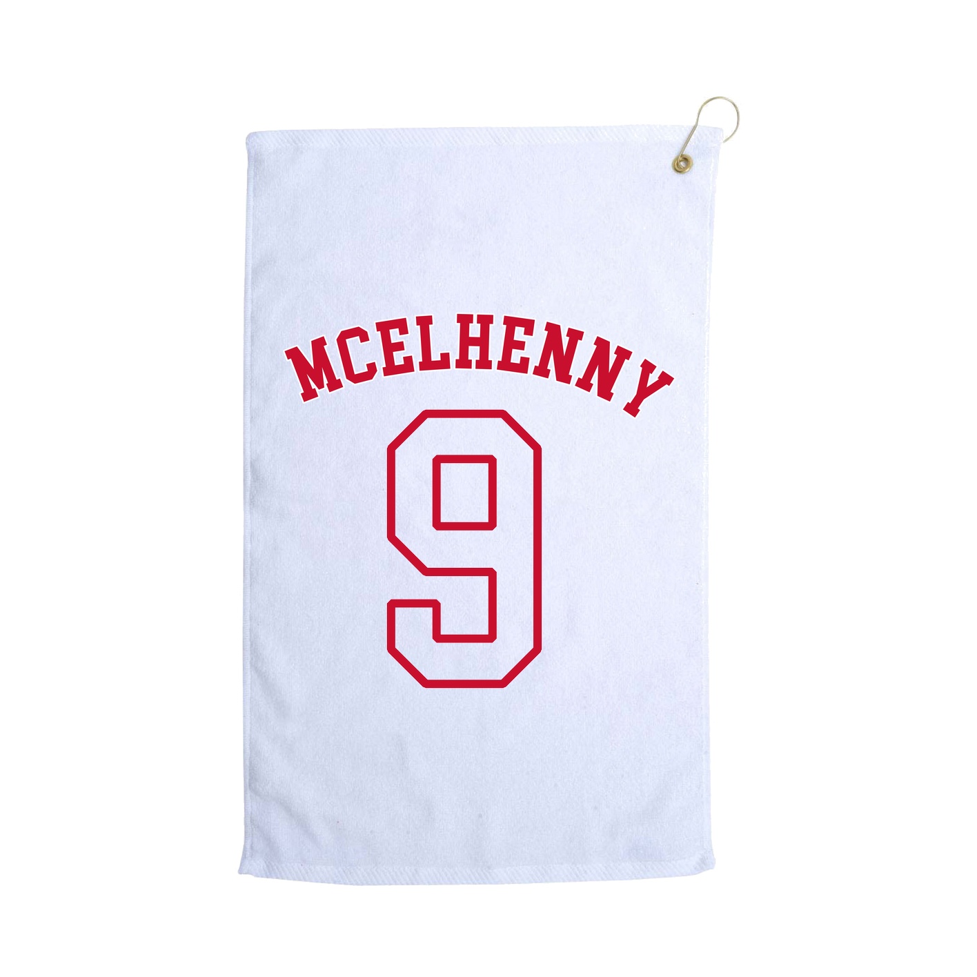 Golf Towel — Shirsey Arch in White