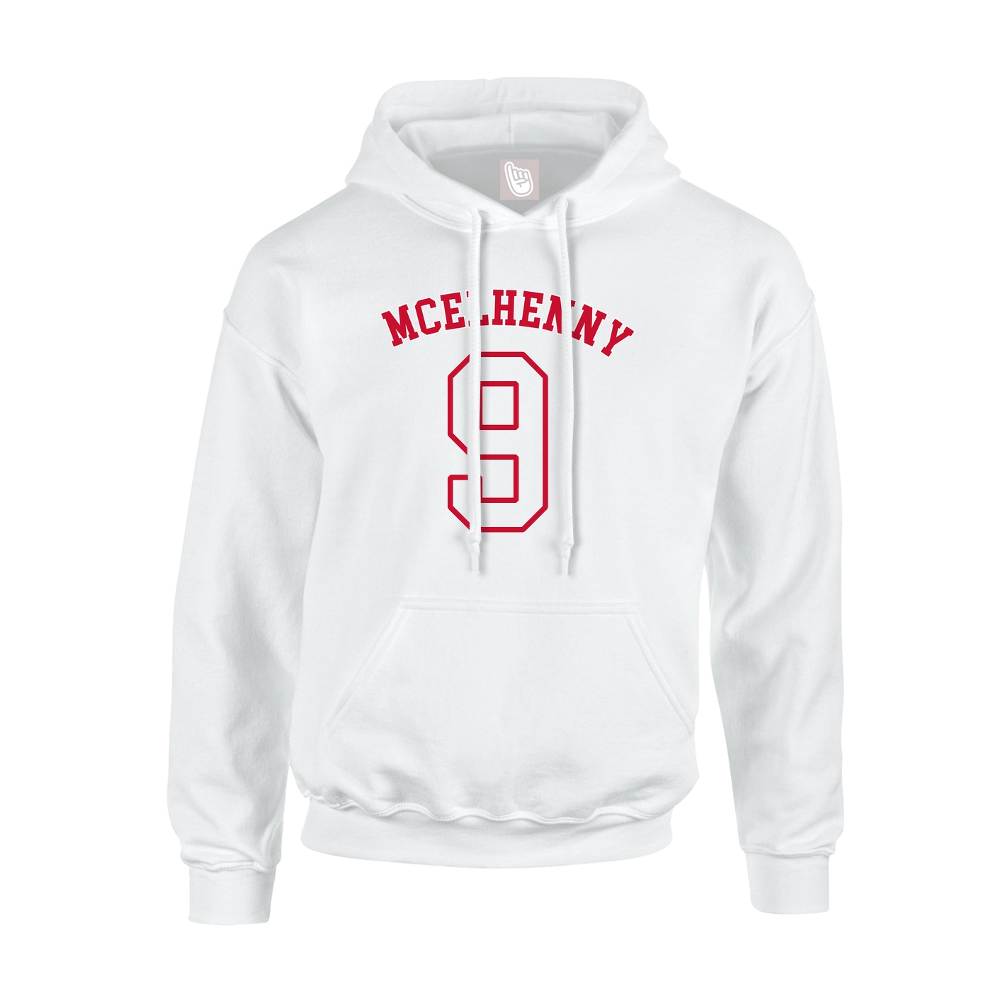 Youth Hoodie — Shirsey Arch in White