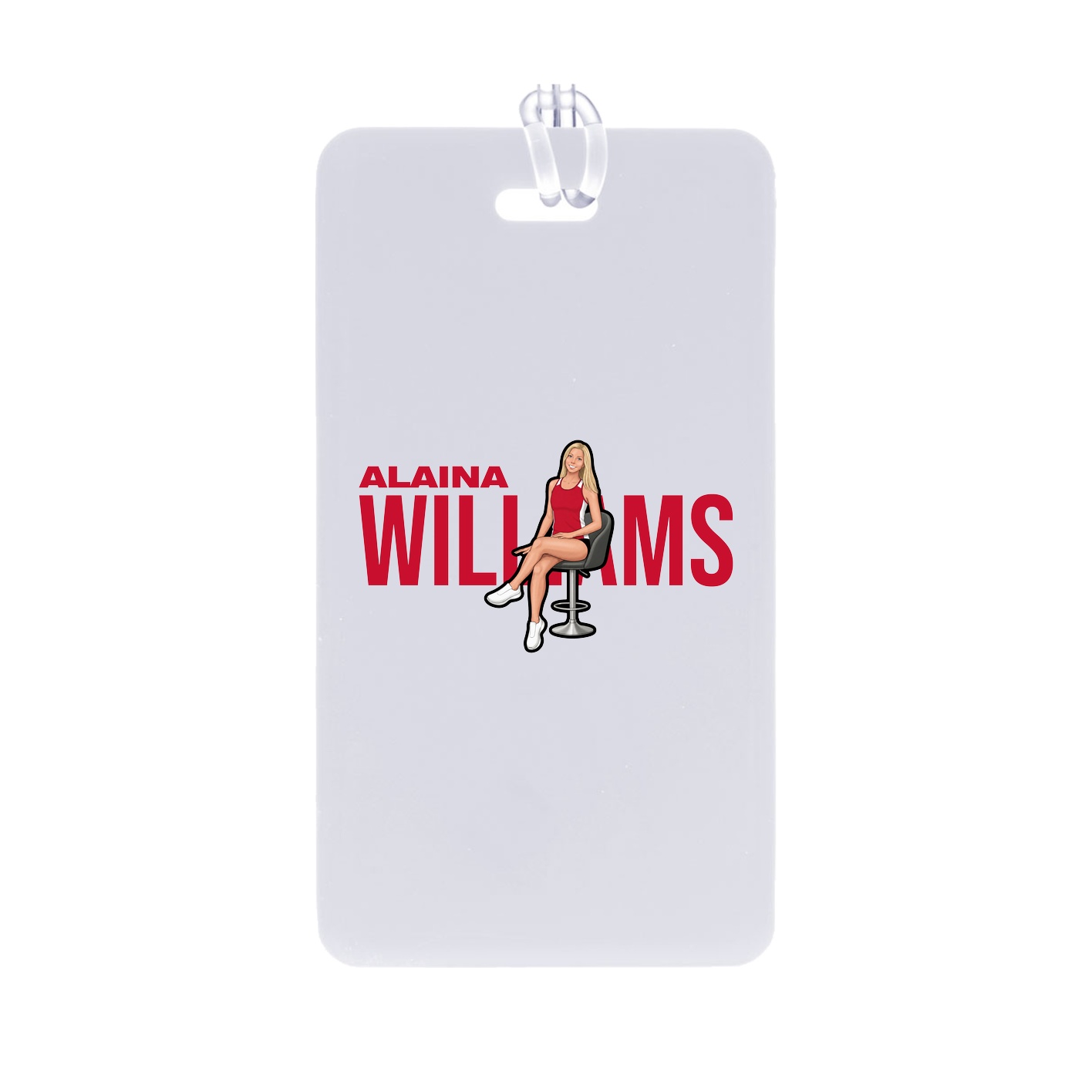 Bag Tag — Player Name in Classic