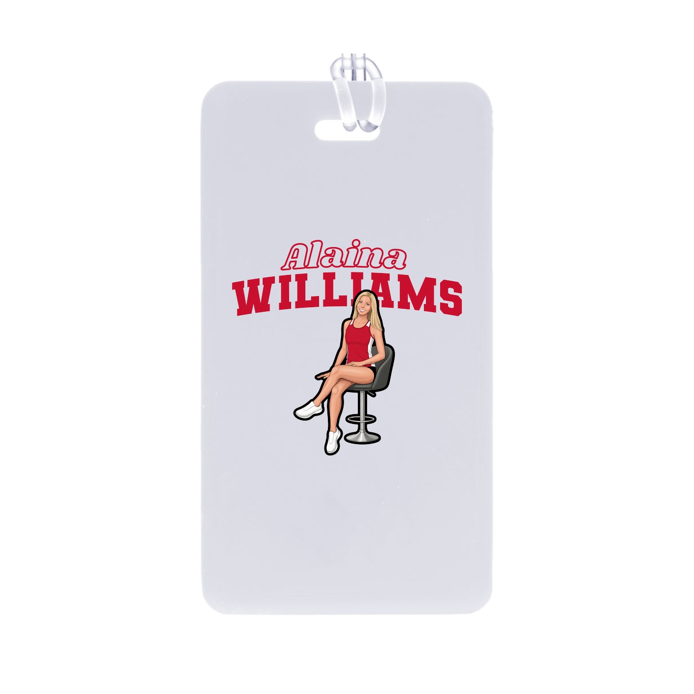 Bag Tag — Name Arch in Classic