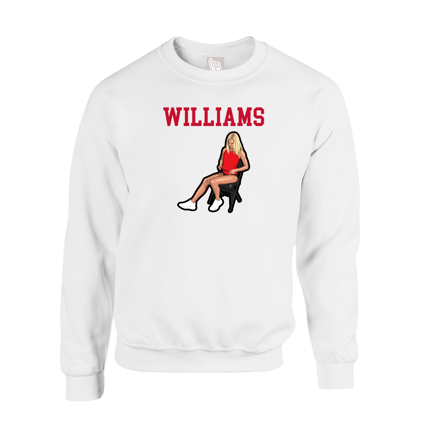 Fleece Crew — Shirsey in White