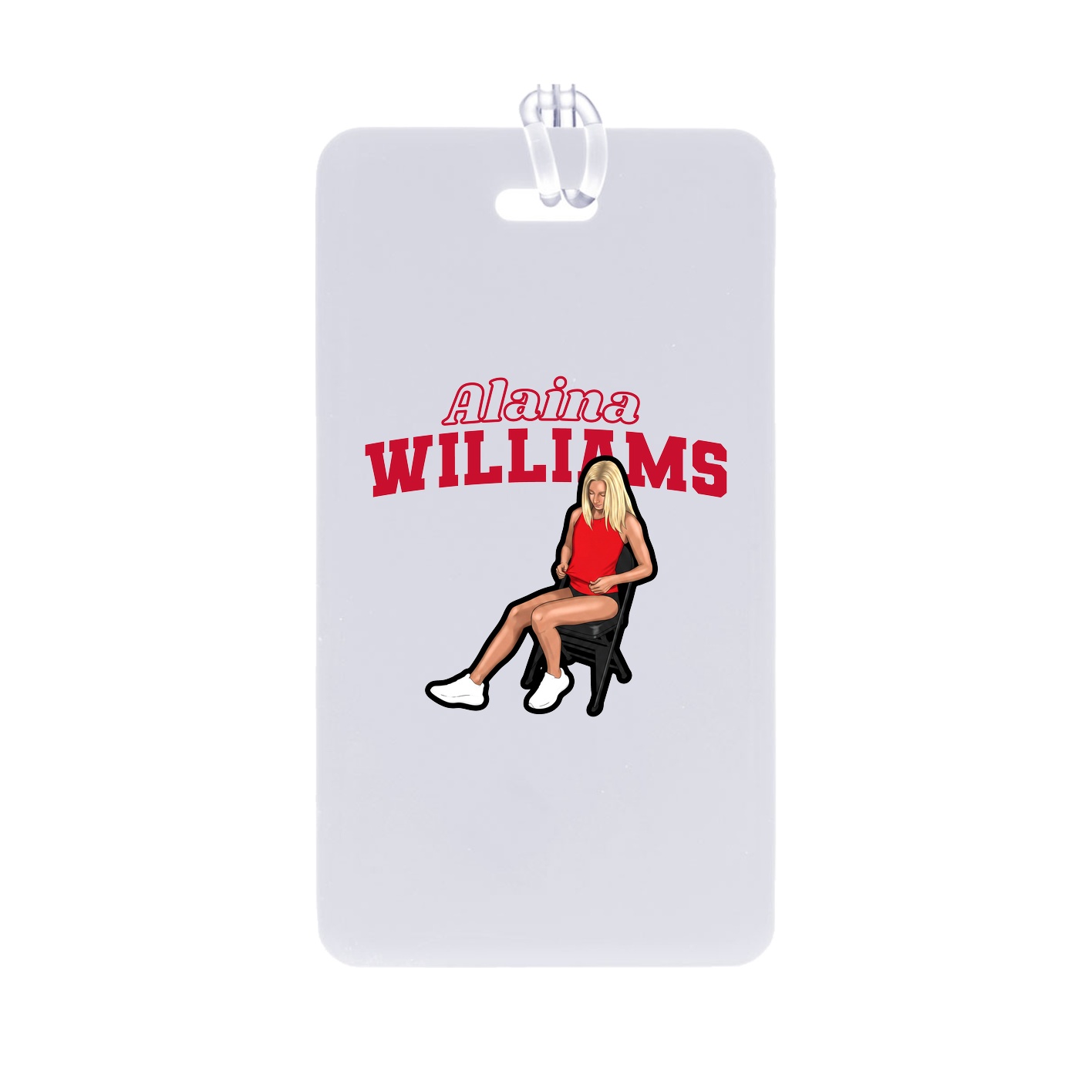 Bag Tag — Name Arch in Classic