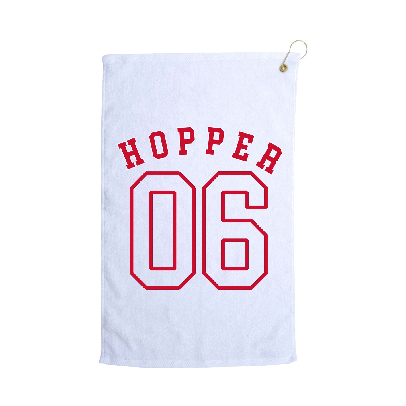 Golf Towel — Shirsey Arch in White