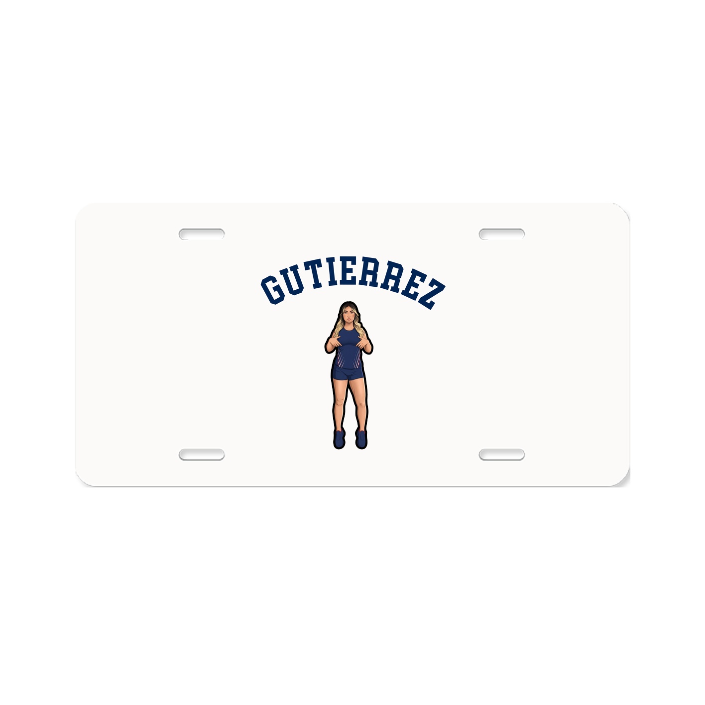 License Plate — Shirsey Arch in Classic