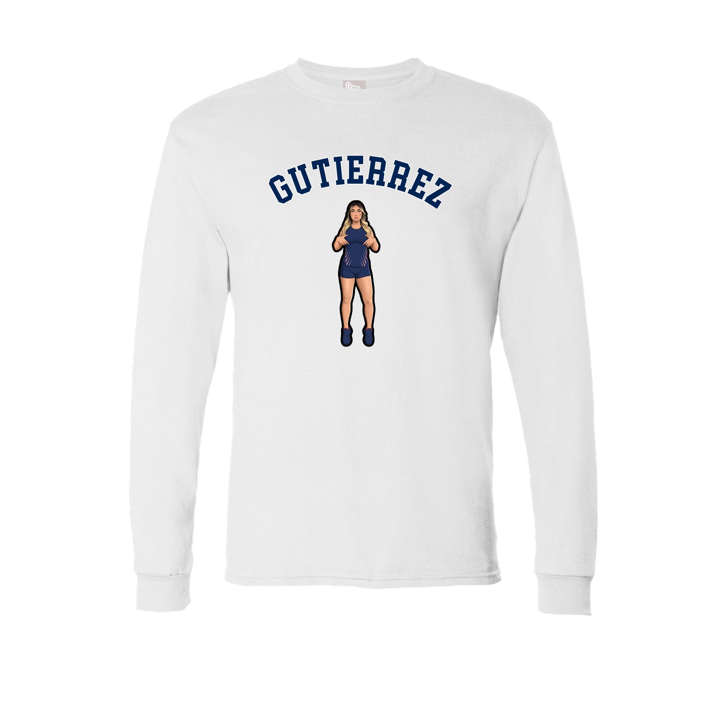 Long Sleeve Tee — Shirsey Arch in White