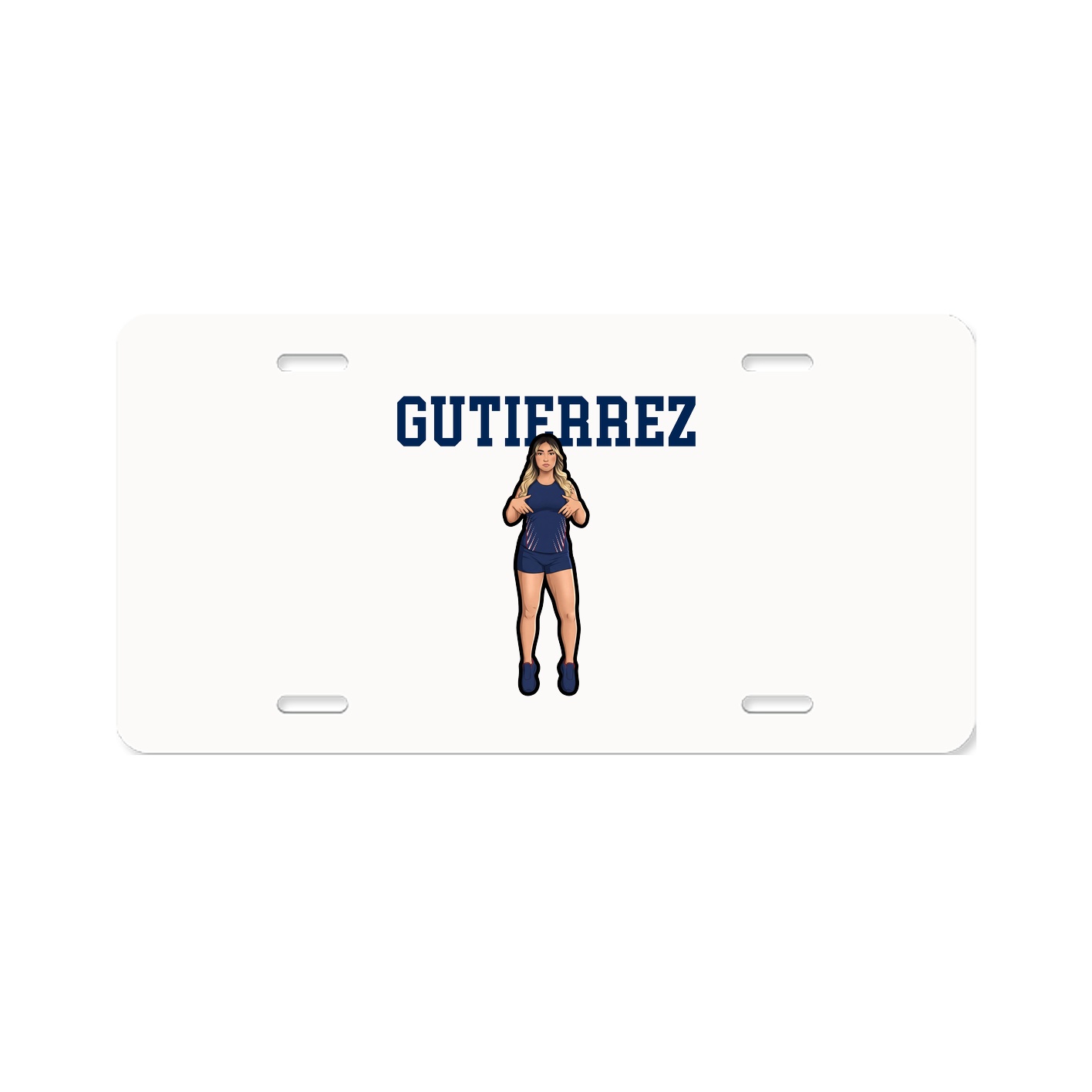 License Plate — Shirsey in Classic