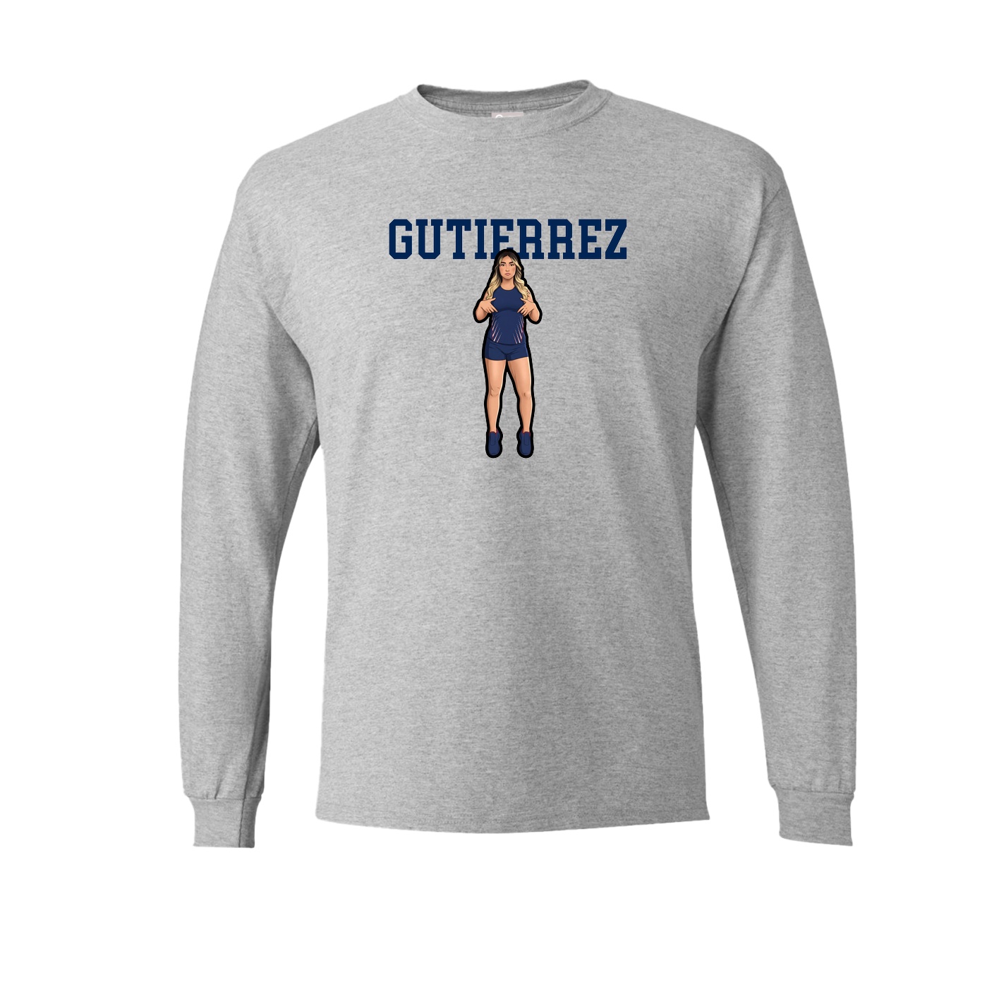Long Sleeve Tee — Shirsey in Grey