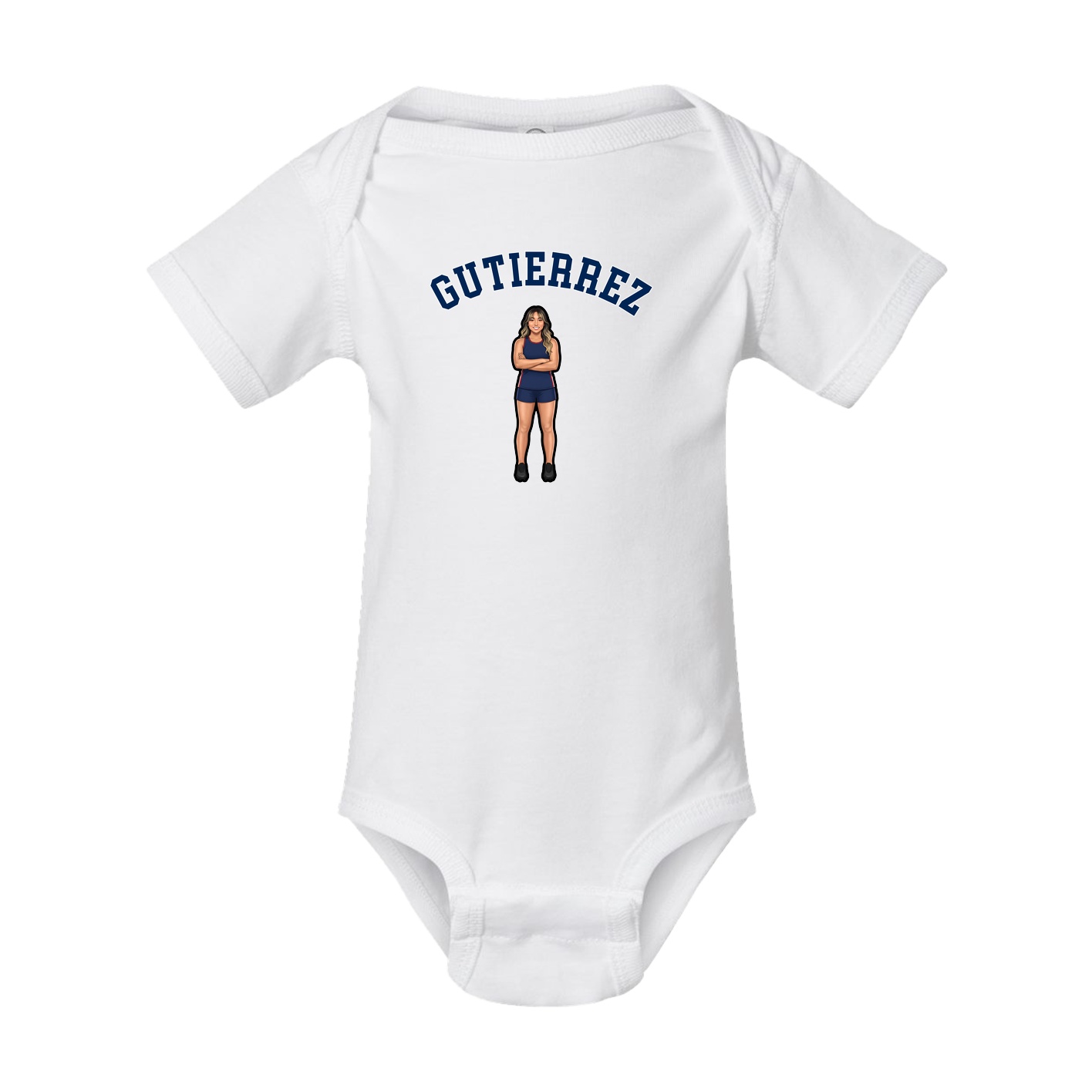 Baby Onesie — Shirsey Arch in White
