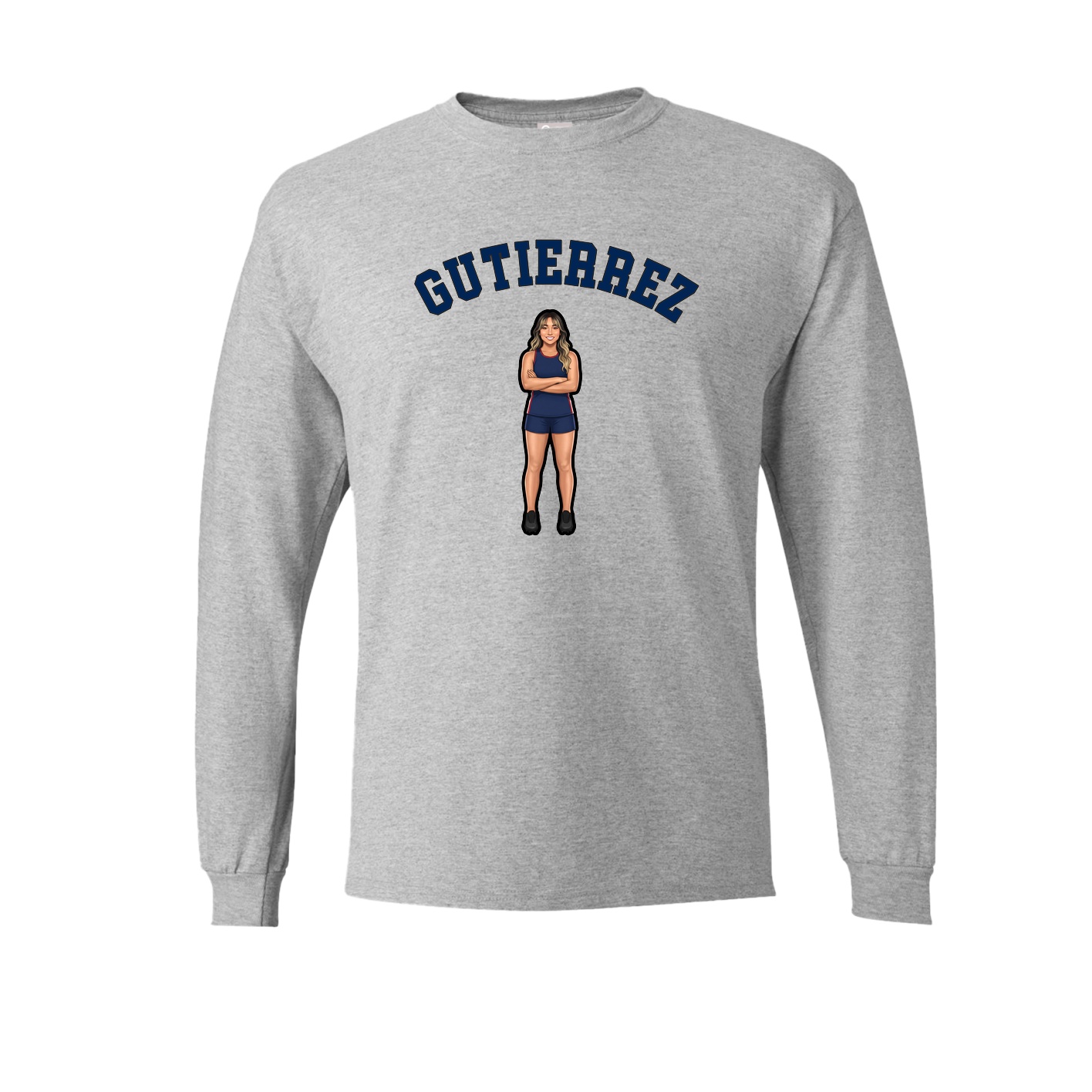 Long Sleeve Tee — Shirsey Arch in Grey