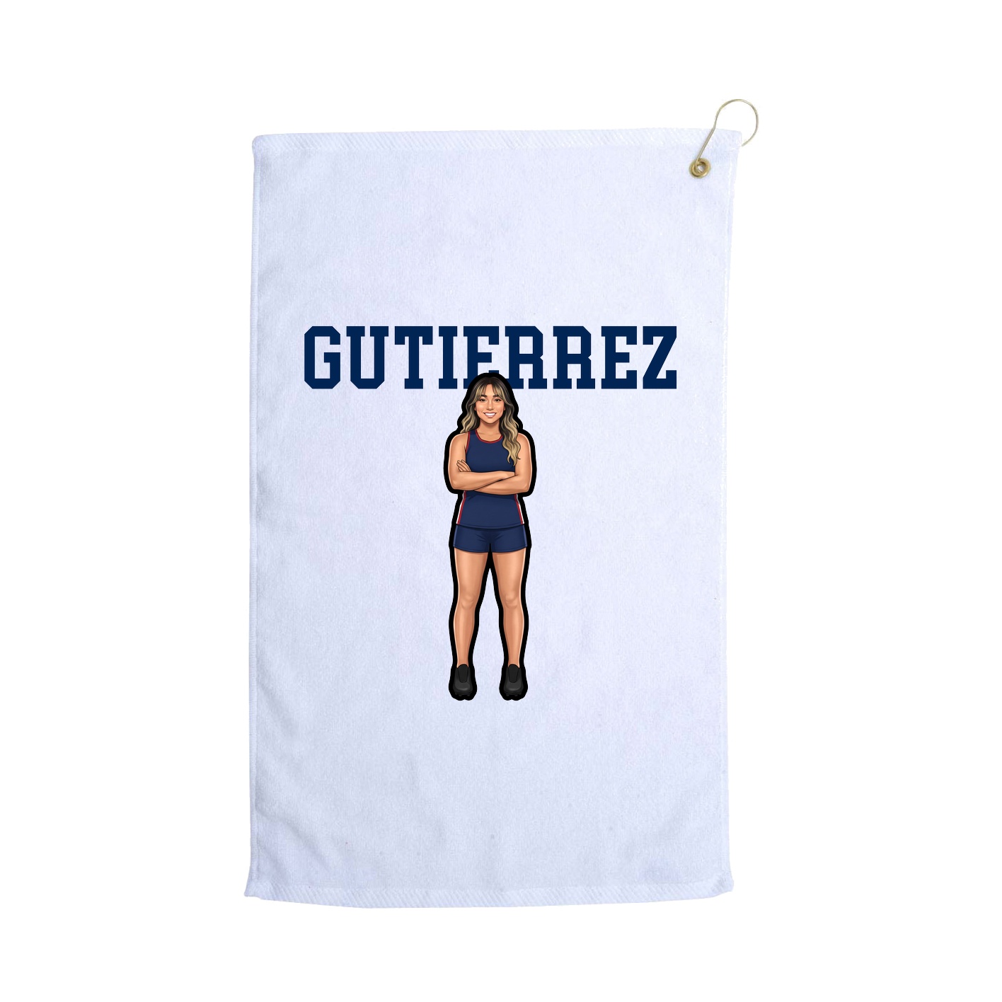 Golf Towel — Shirsey in White