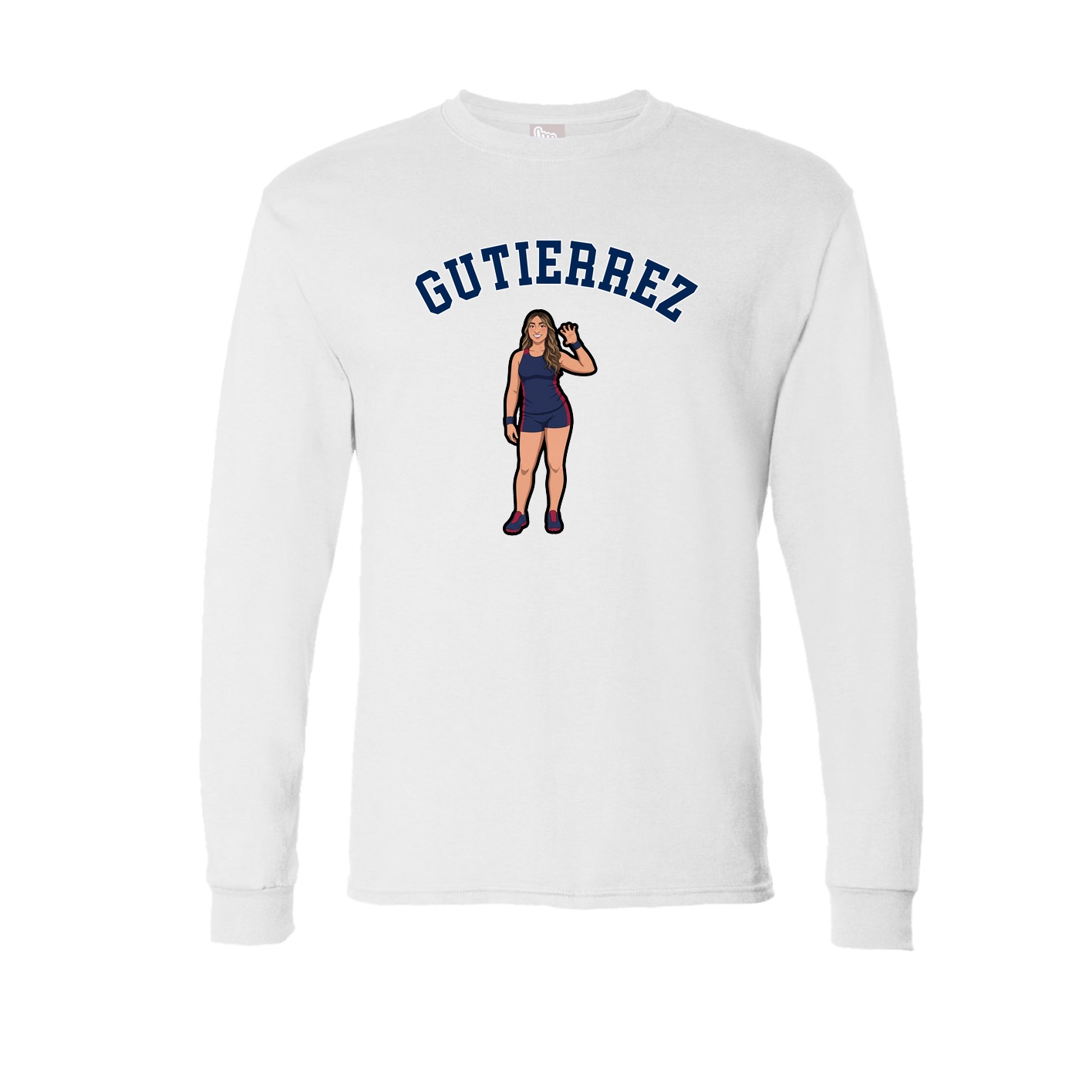 Long Sleeve Tee — Shirsey Arch in White