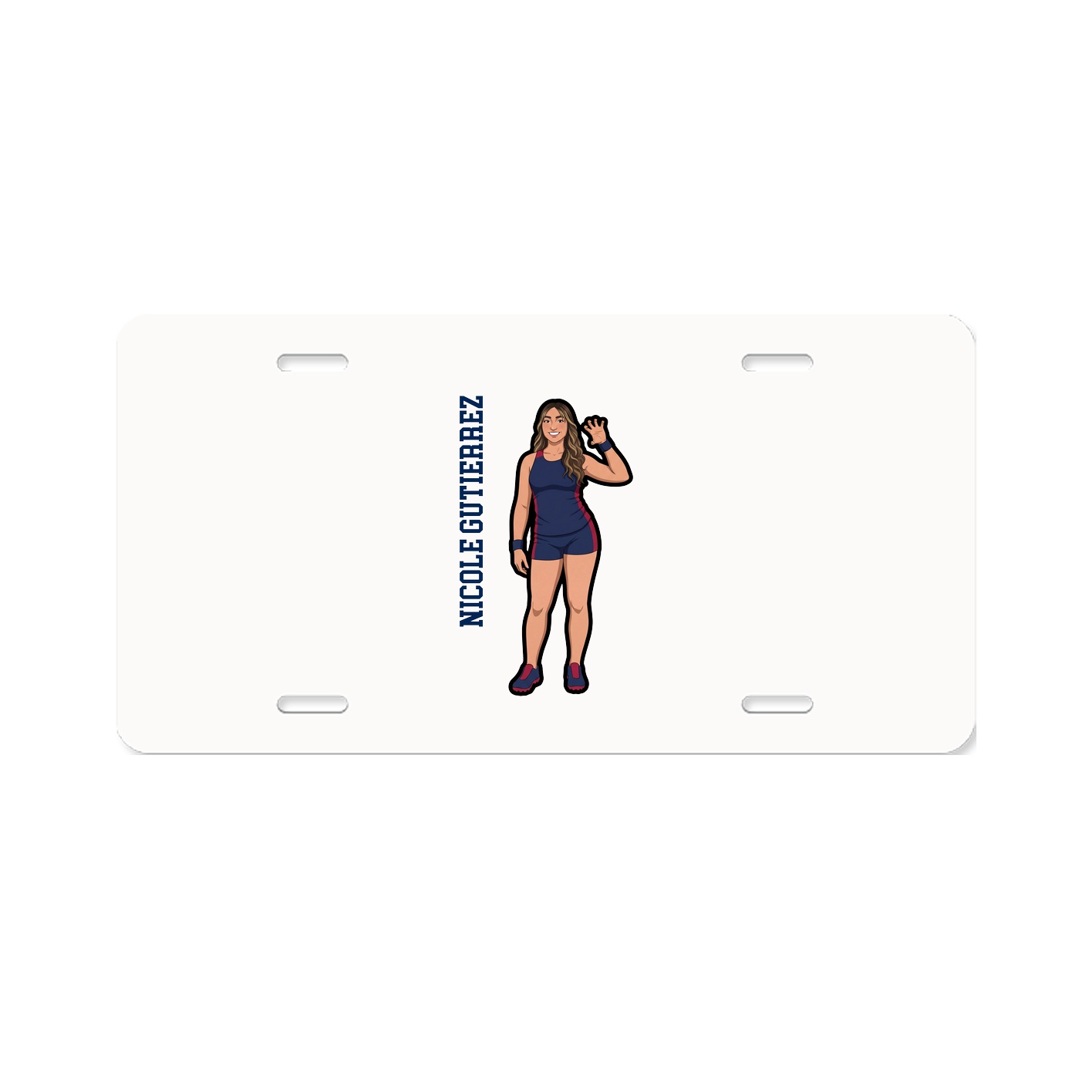 Aluminum License Plate