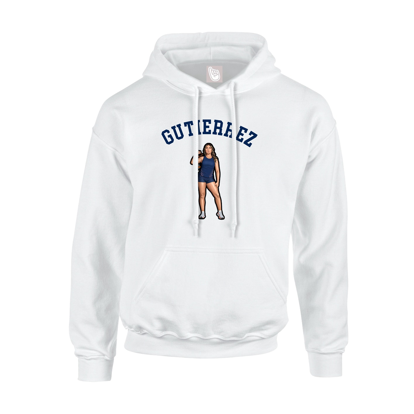 Hoodie — Shirsey Arch in White