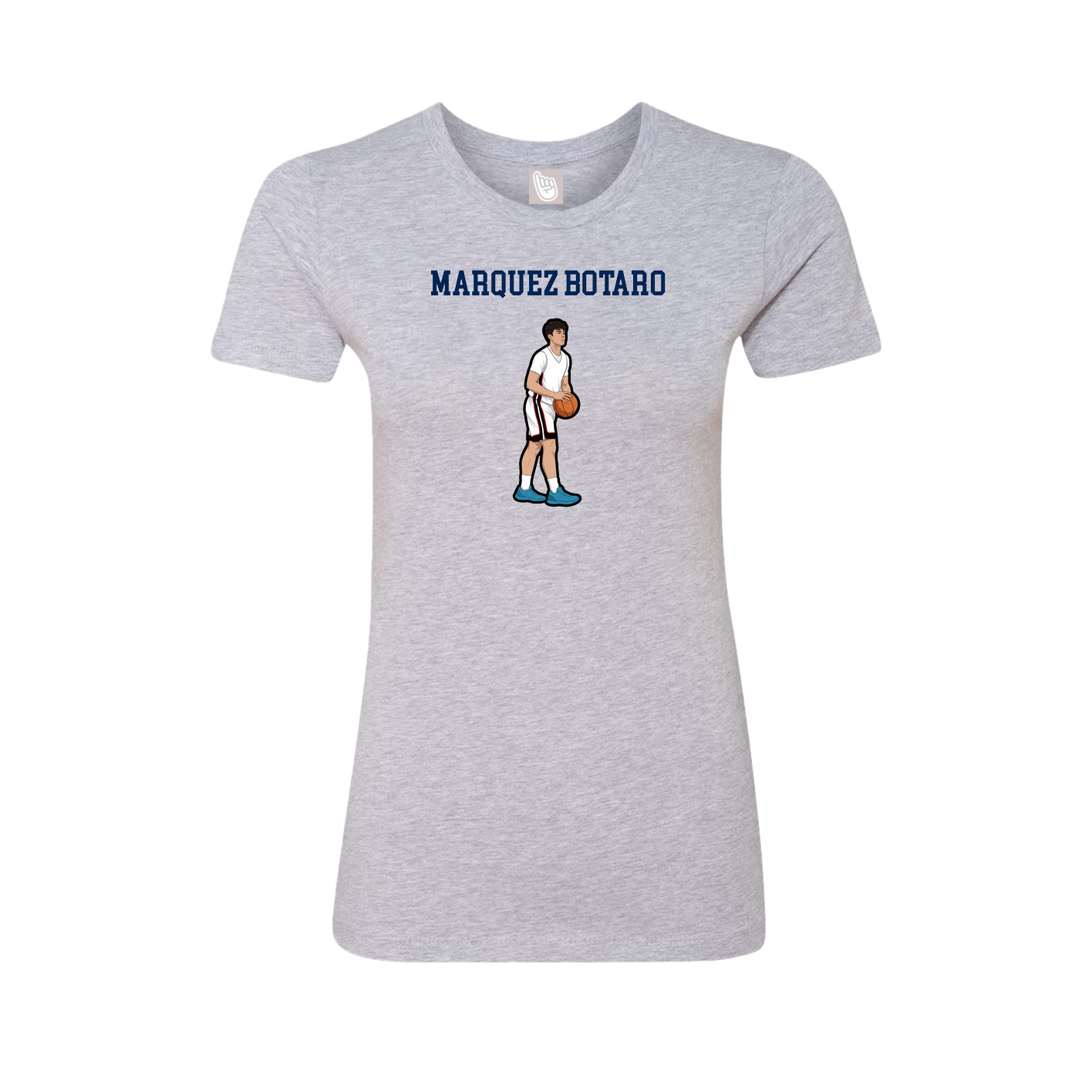Fitted Women's Tee — Shirsey in Grey