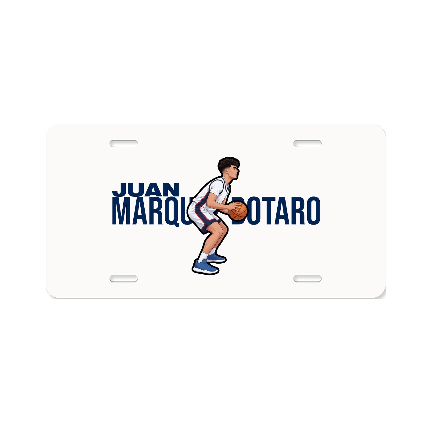 License Plate — Player Name in Classic