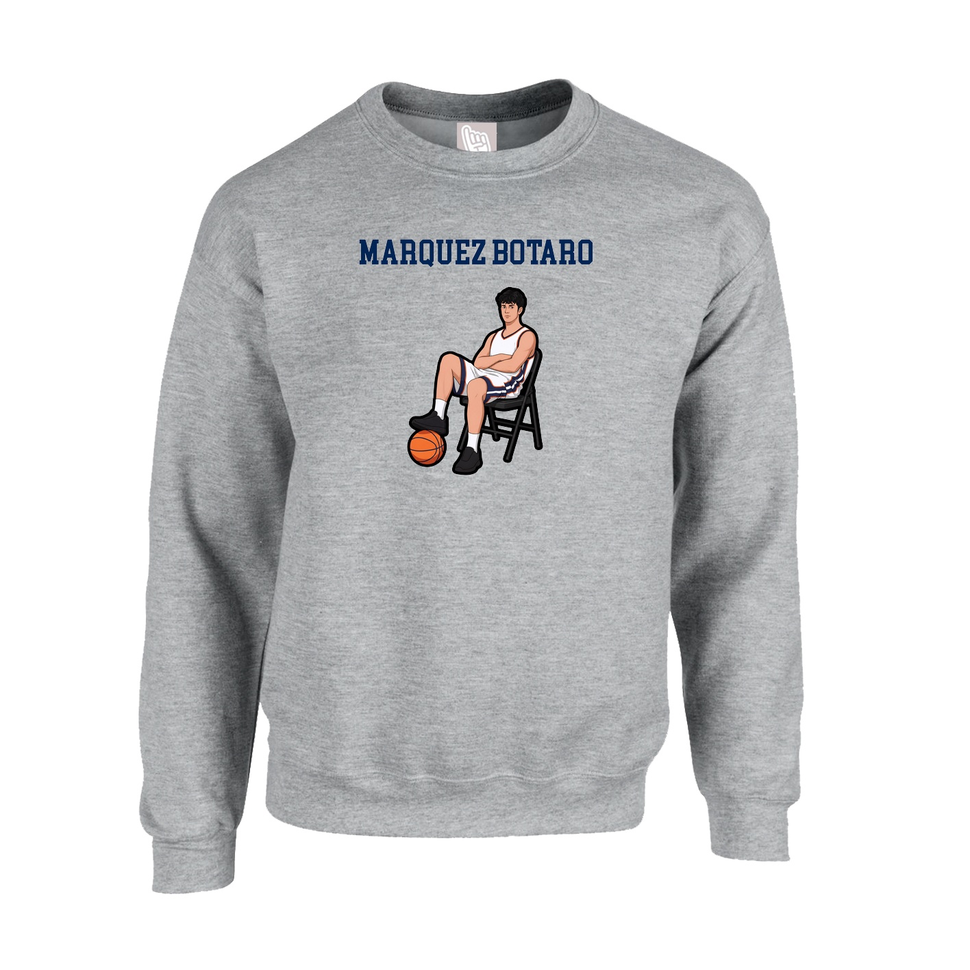 Fleece Crew — Shirsey in Grey