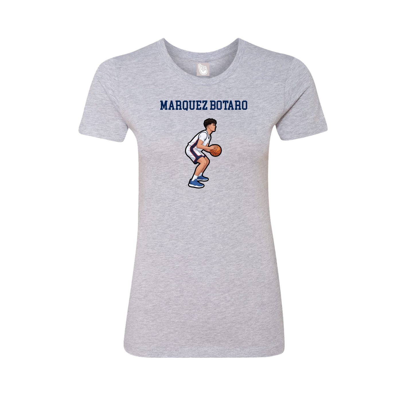 Fitted Women's Tee — Shirsey in Grey