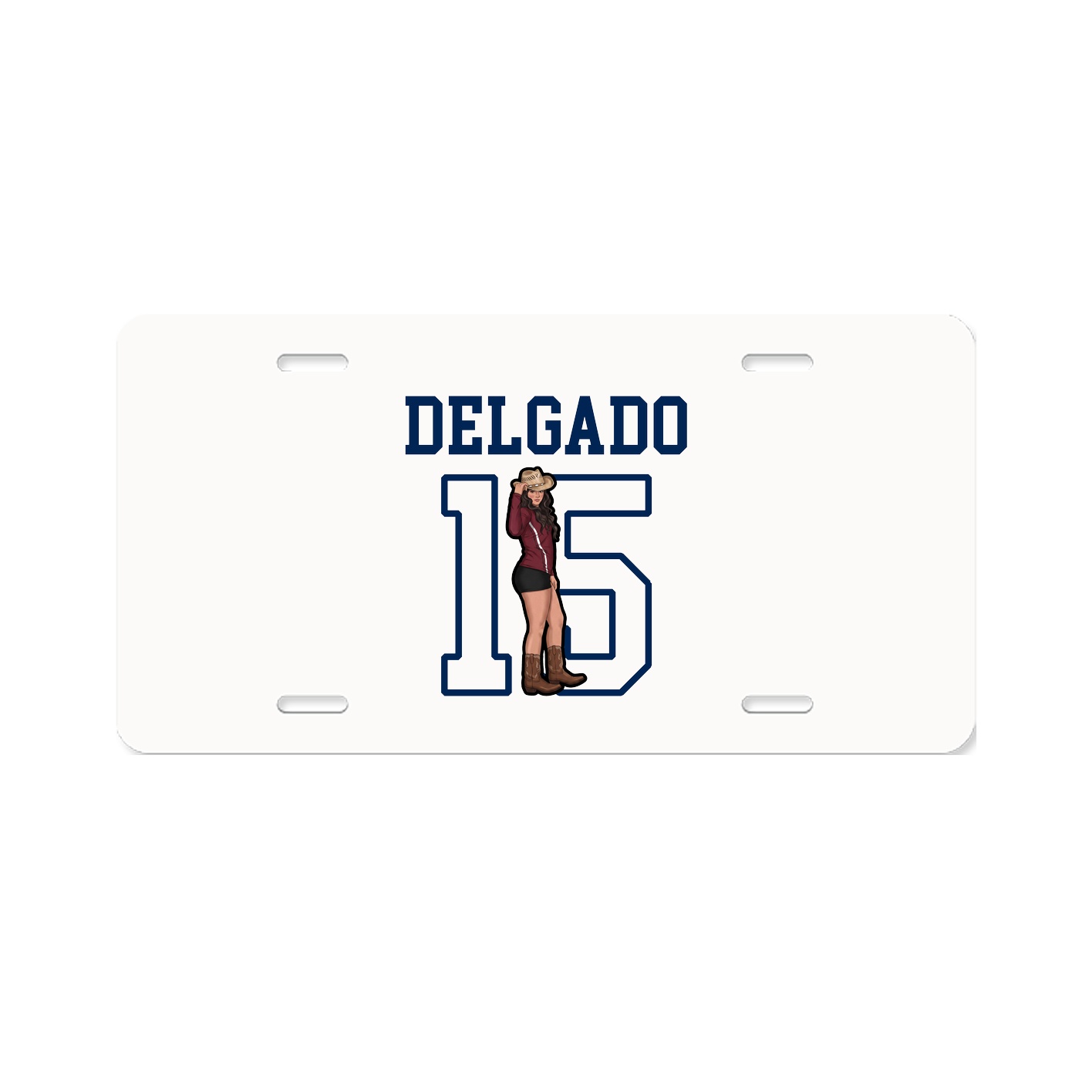 License Plate — Shirsey in Classic