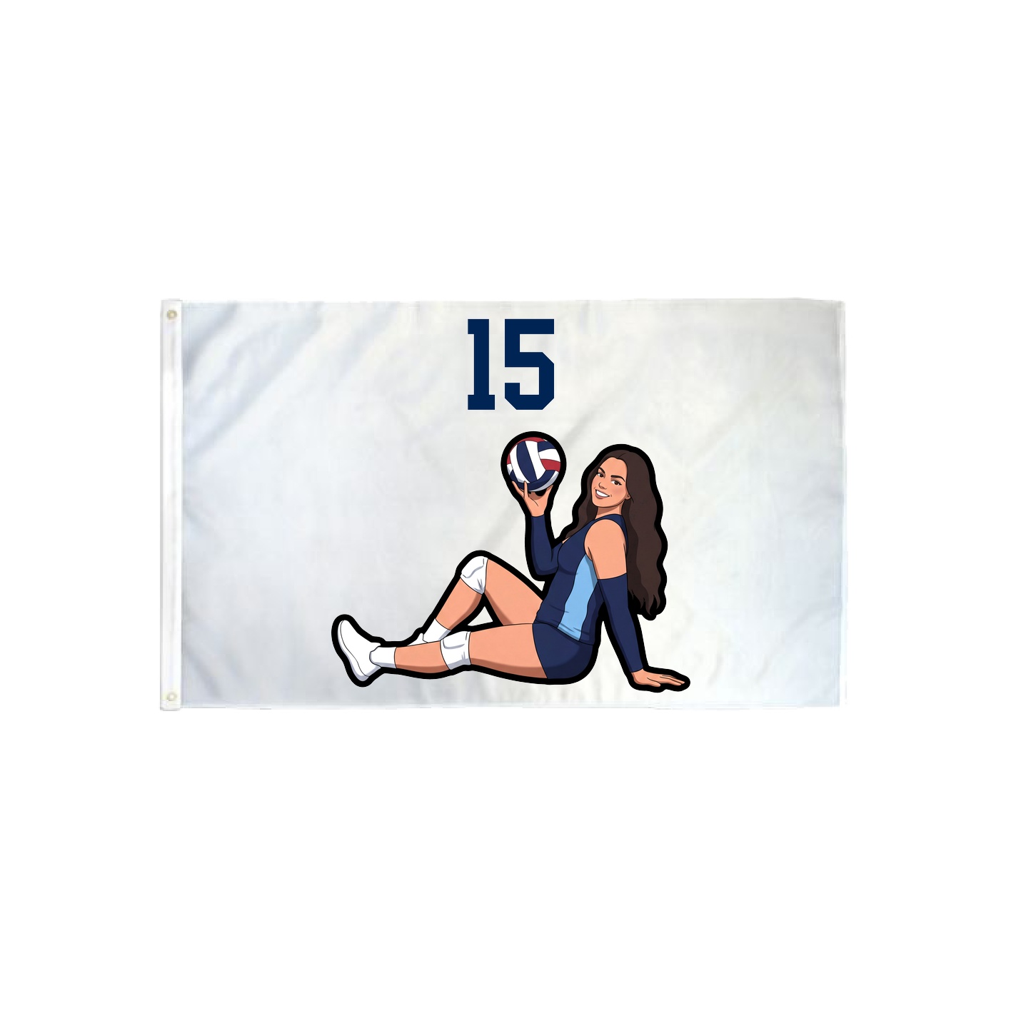 3x5 Flag — Number Top in Classic