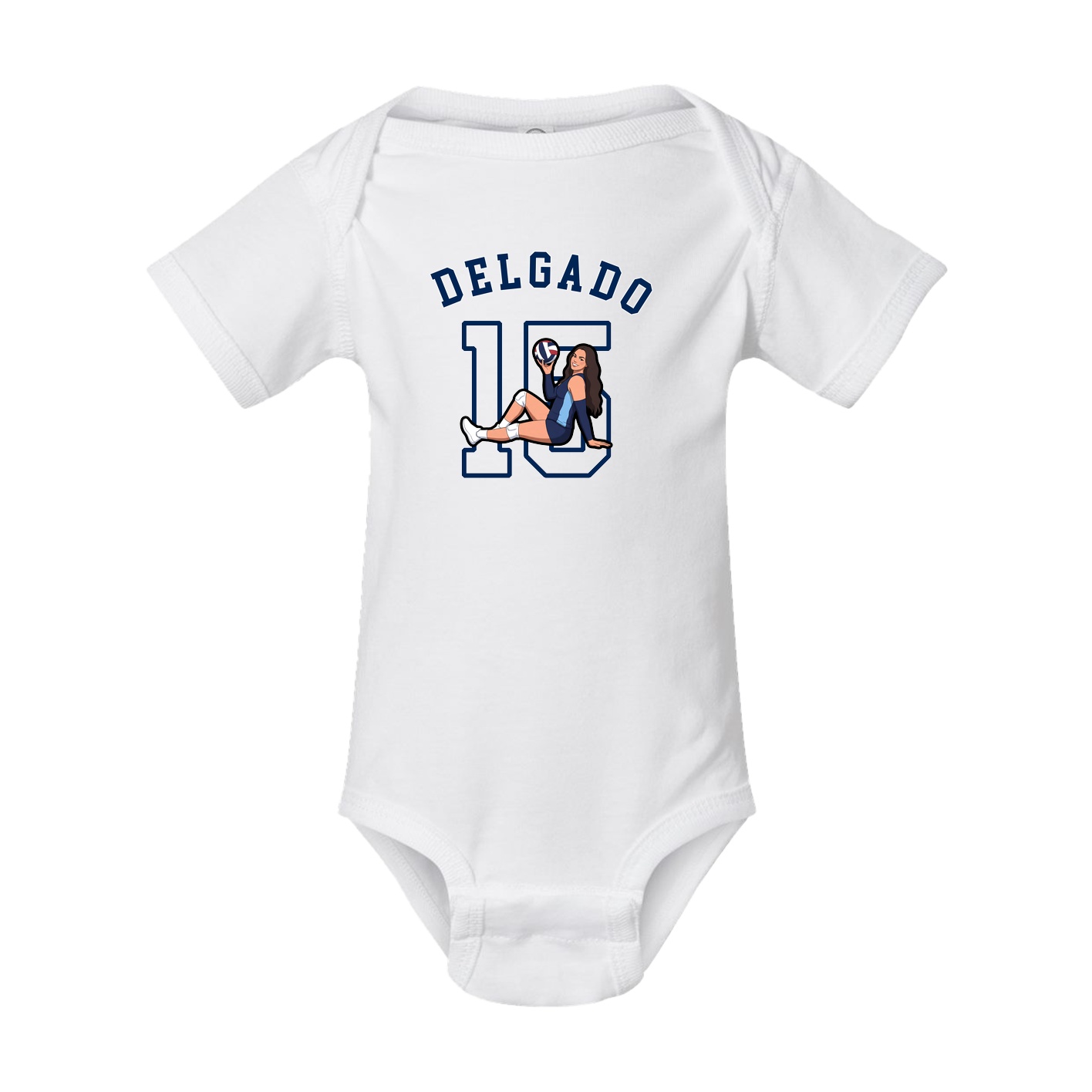 Baby Onesie — Shirsey Arch in White