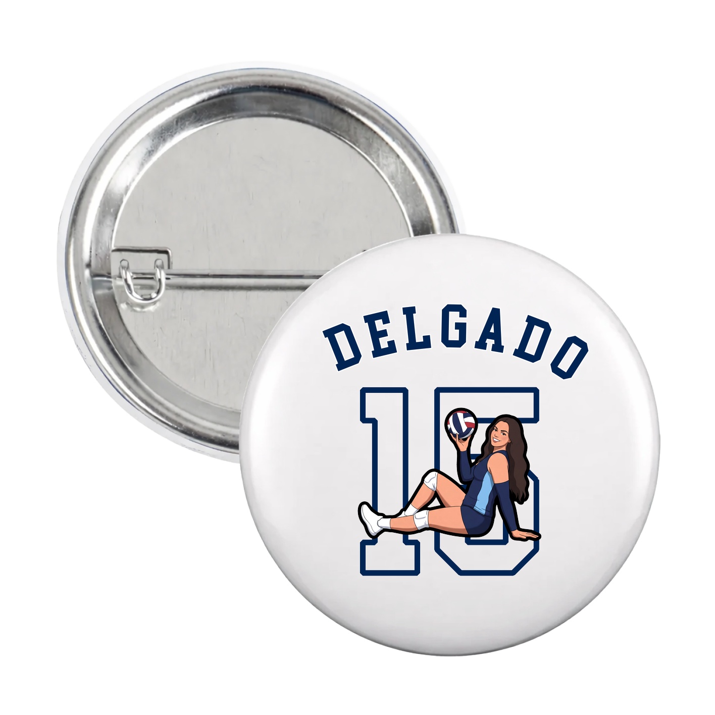 Game Day Button — Shirsey Arch in White