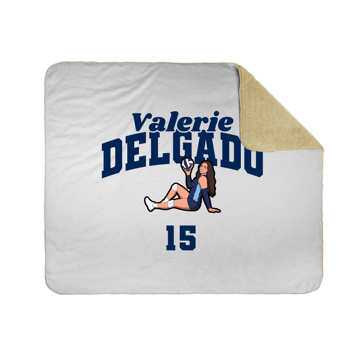 Throw Blanket — Signature Arch in White