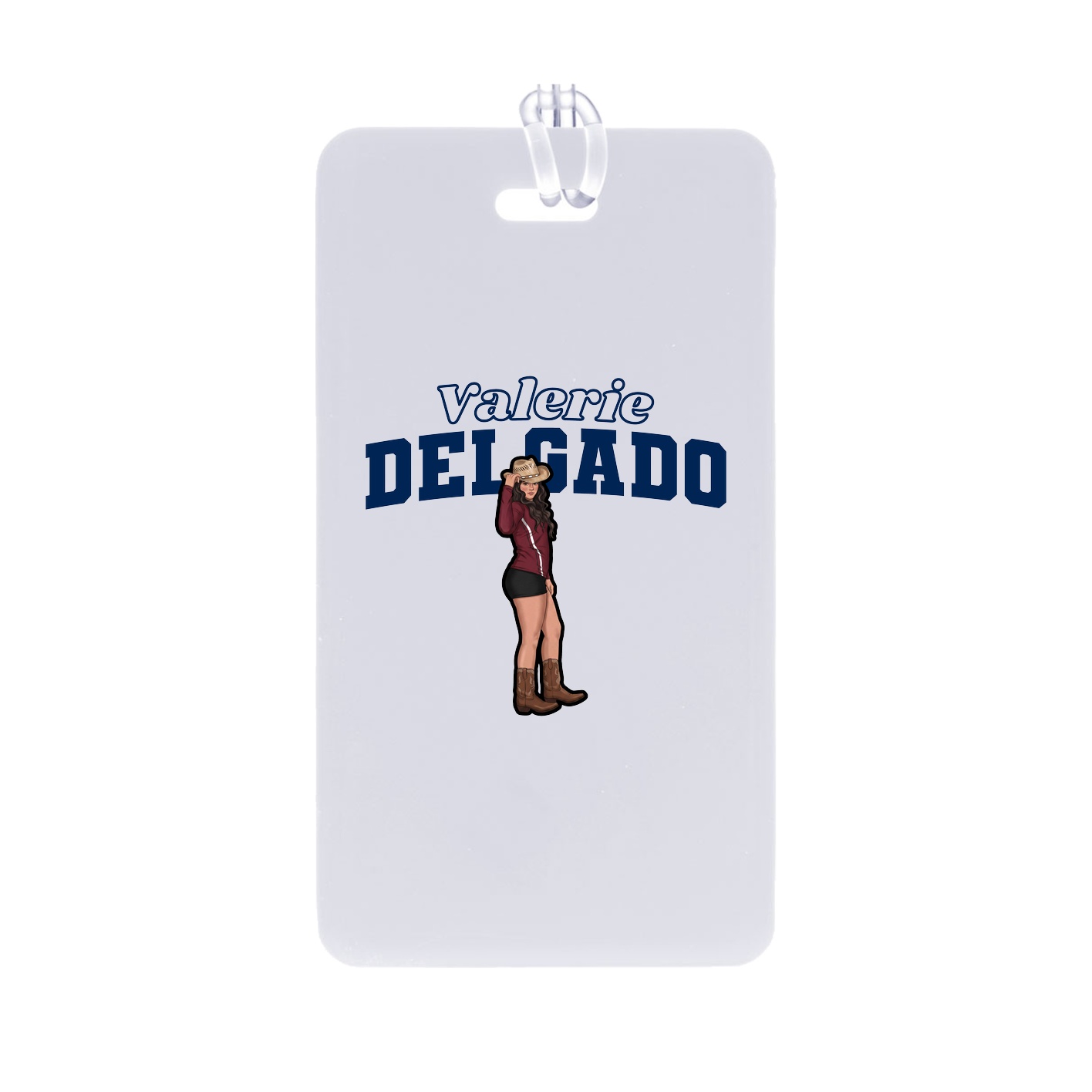 Bag Tag — Name Arch in Classic