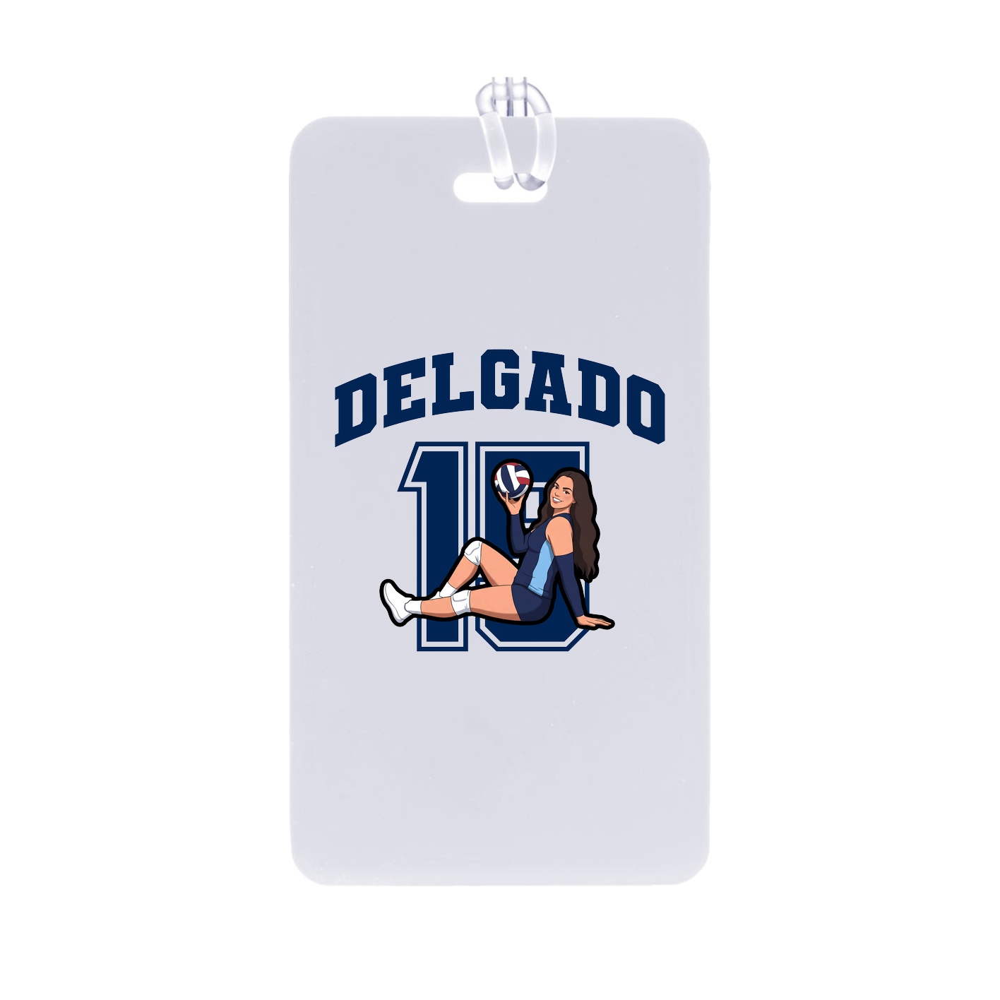 Bag Tag — Number in Classic