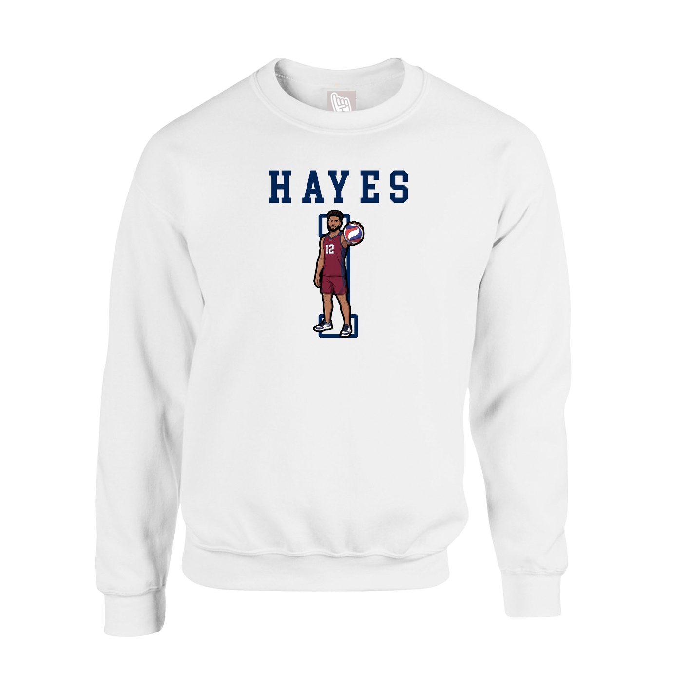 Fleece Crew — Shirsey in White