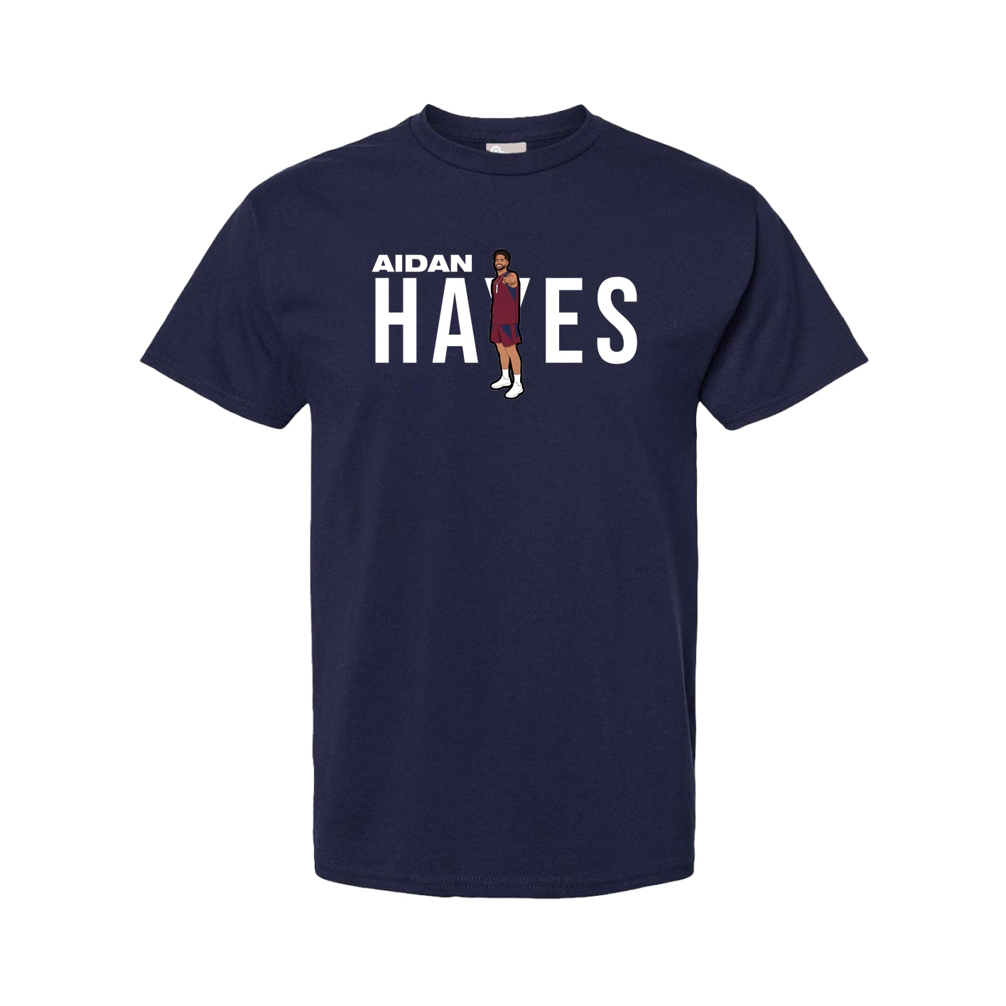 Youth Tee — Player Name in Navy