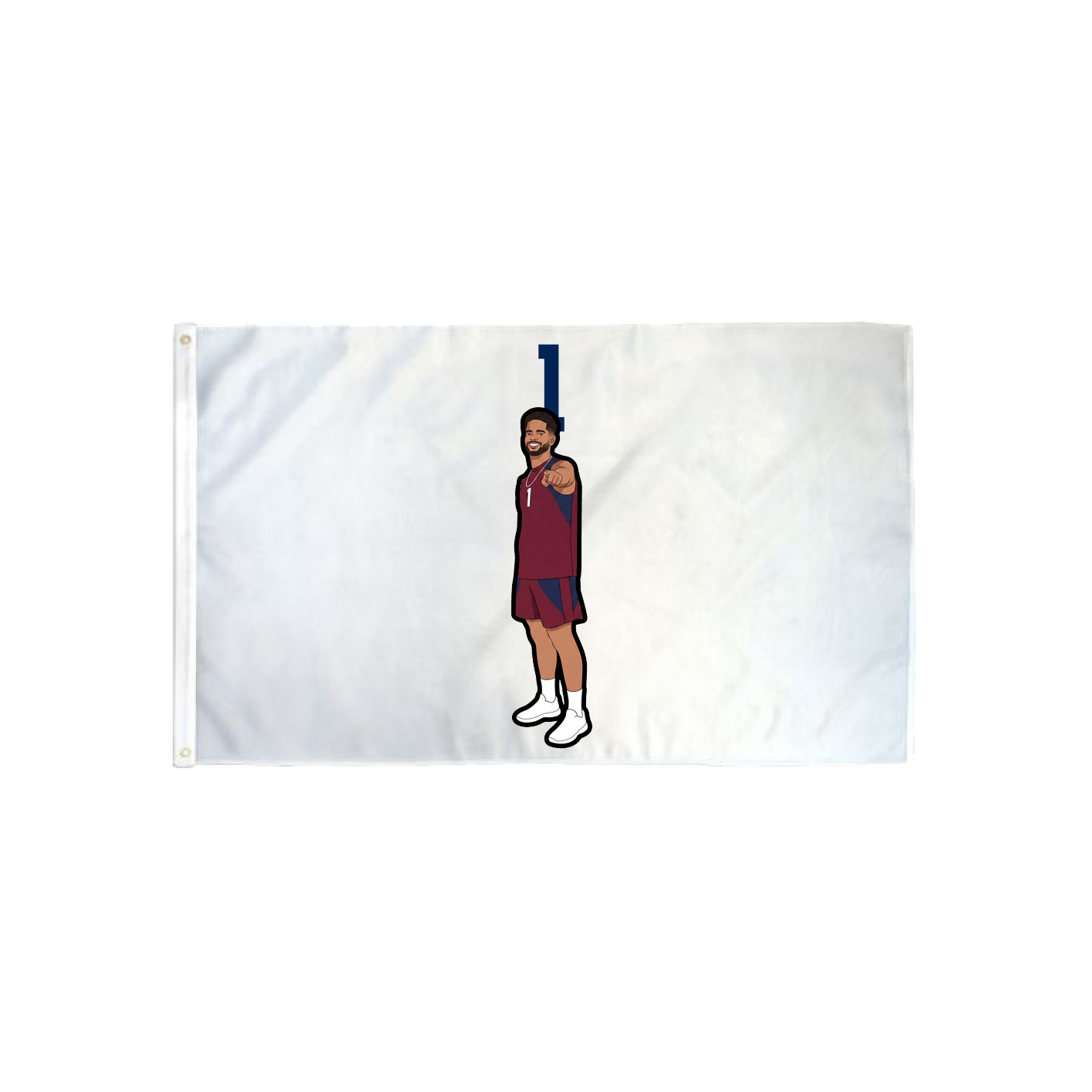 3x5 Flag — Number Top in Classic