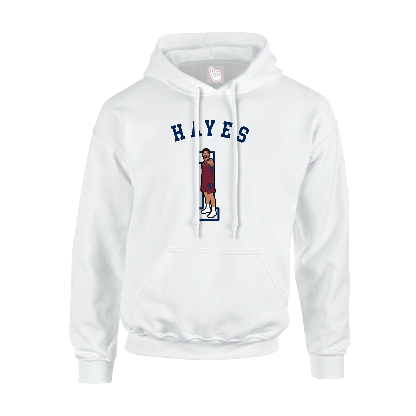 Youth Hoodie — Shirsey Arch in White