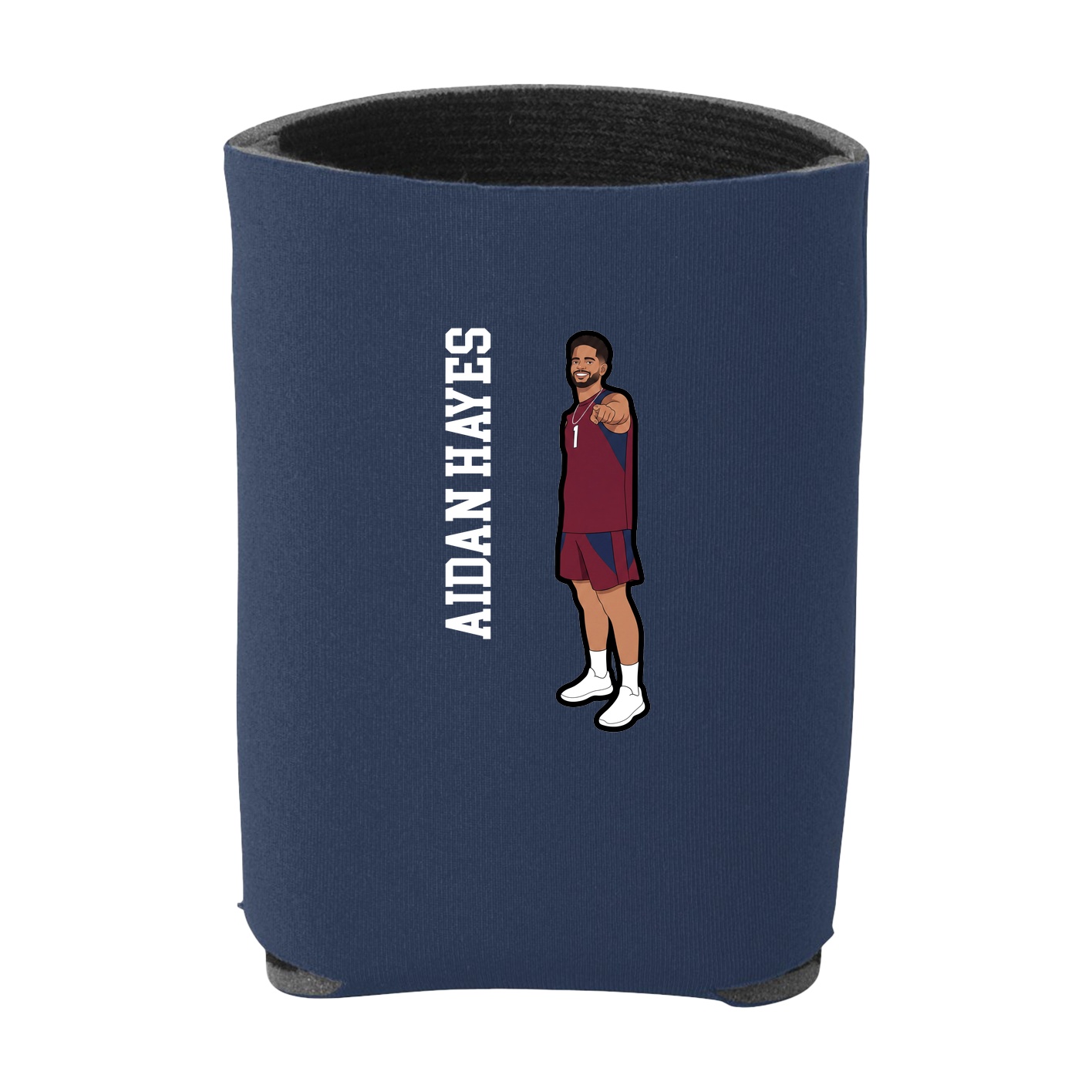 Can Holder — Name Vertical in Navy