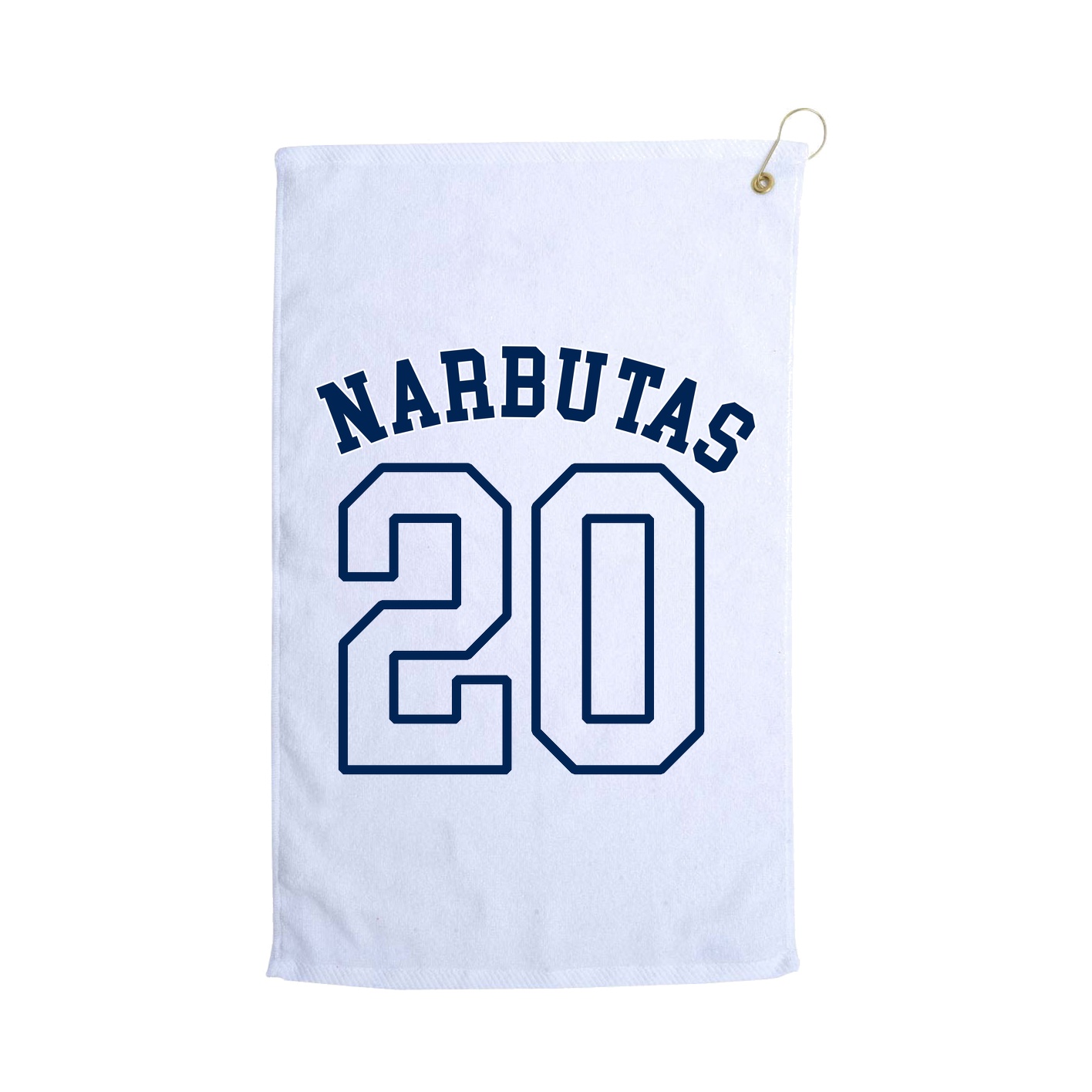 Golf Towel — Shirsey Arch in White
