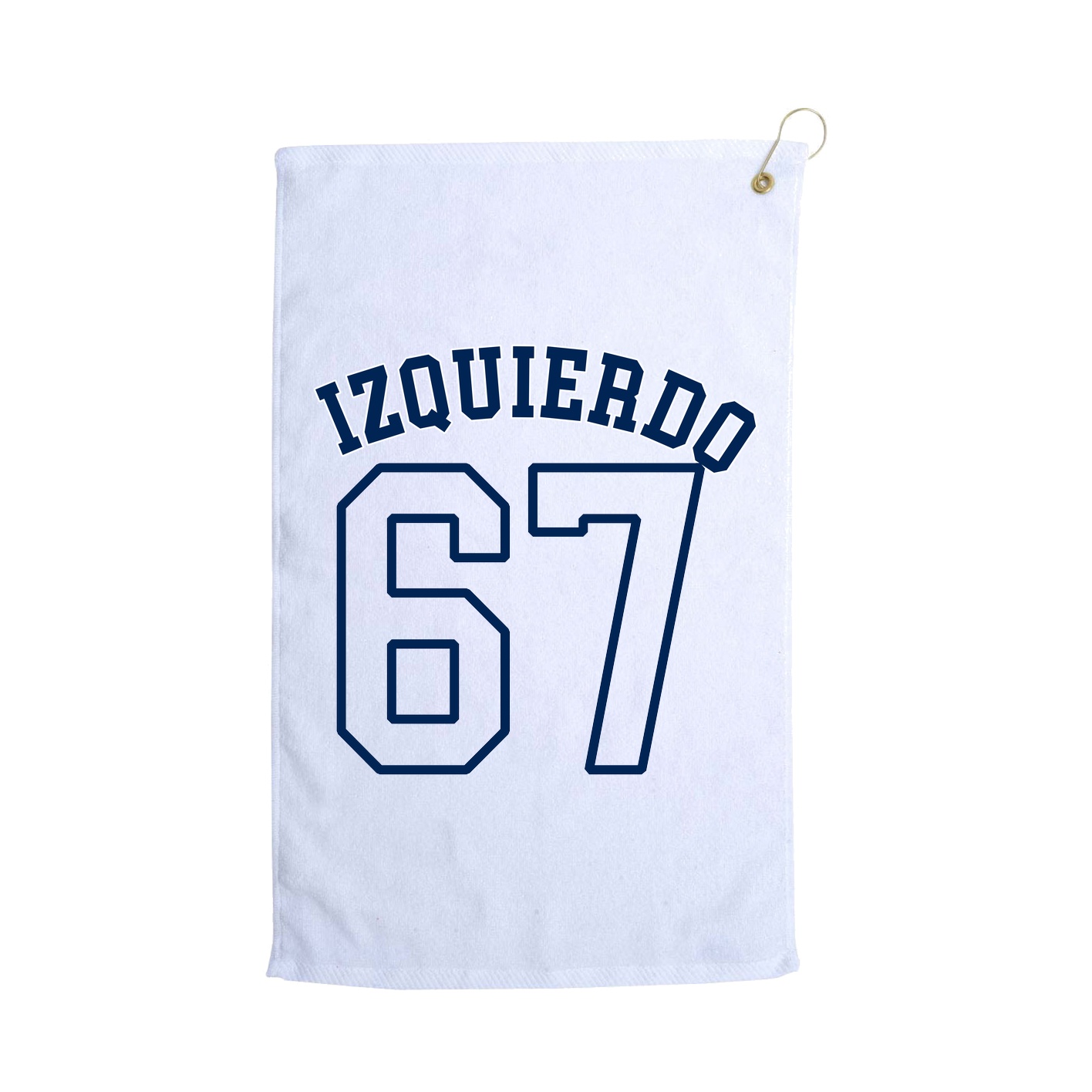 Golf Towel — Shirsey Arch in White