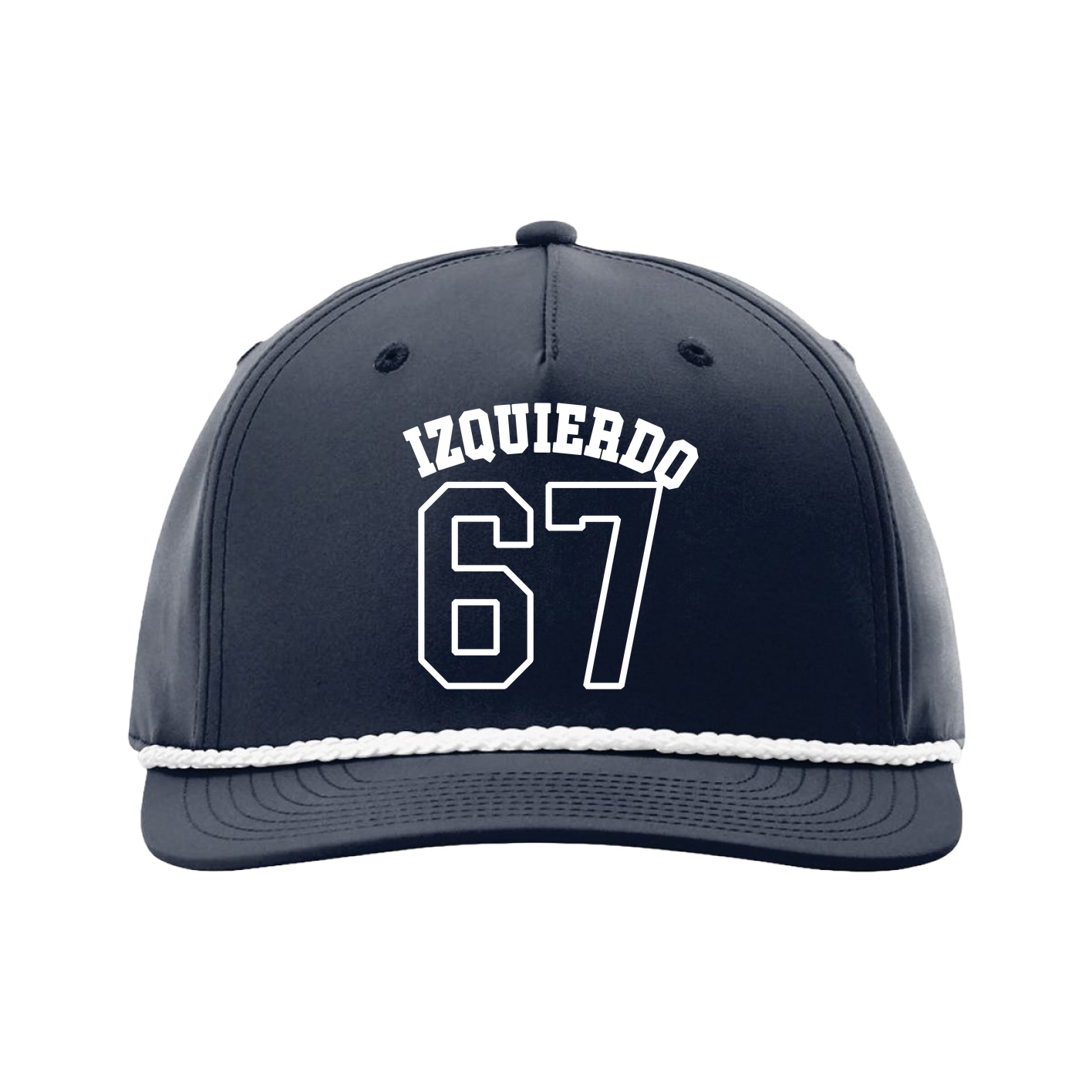 Five-Panel Classic Rope Cap — Shirsey Arch in Navy