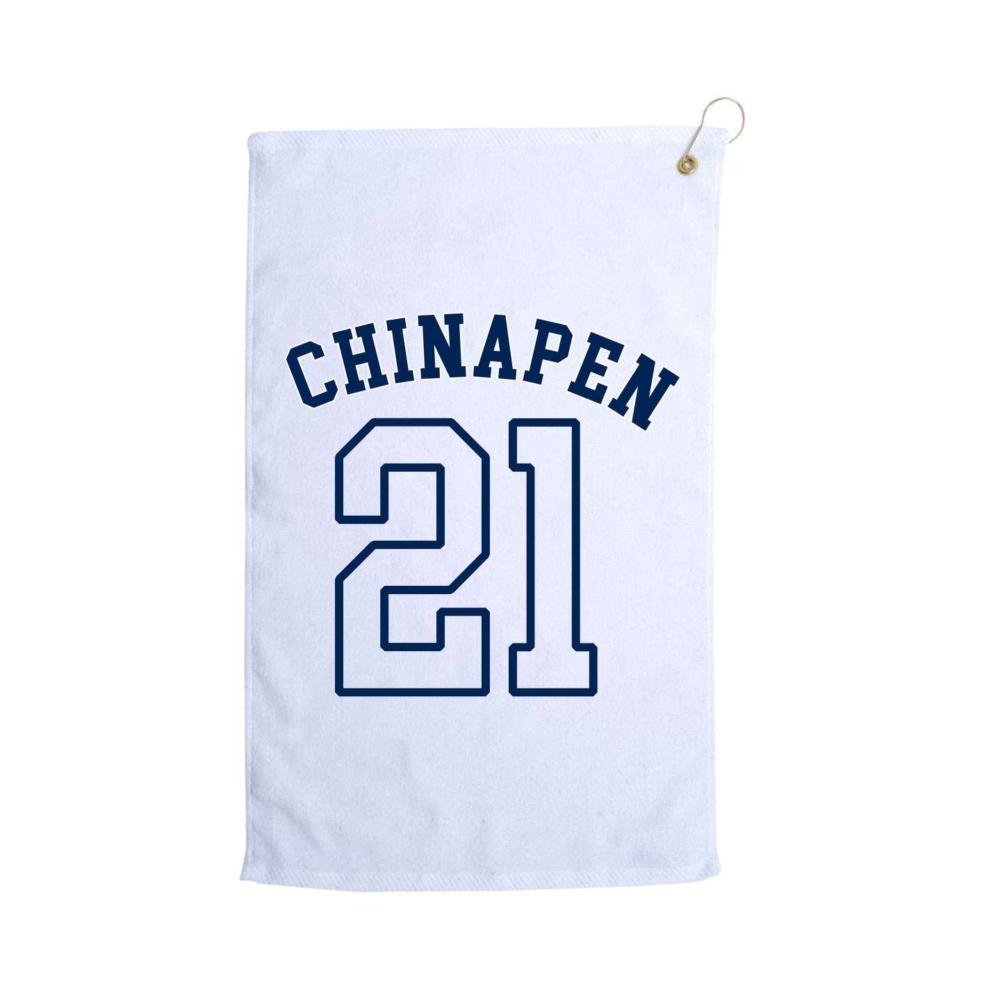 Golf Towel — Shirsey Arch in White